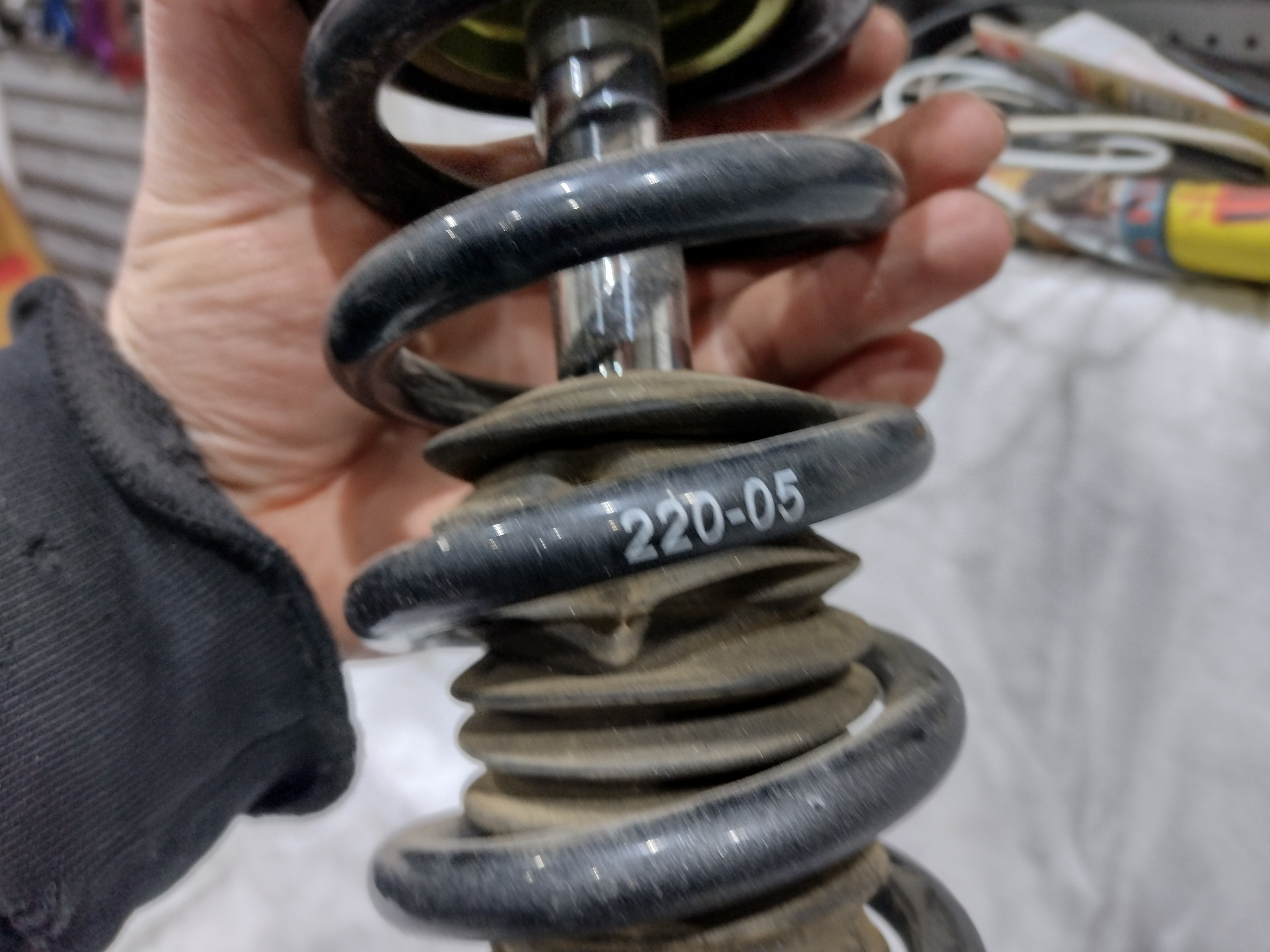 PB Coilovers Federbein Gewindefahrwerk hinten links mit Uniball Domlager für Subaru Impreza GT GC8 GF8 