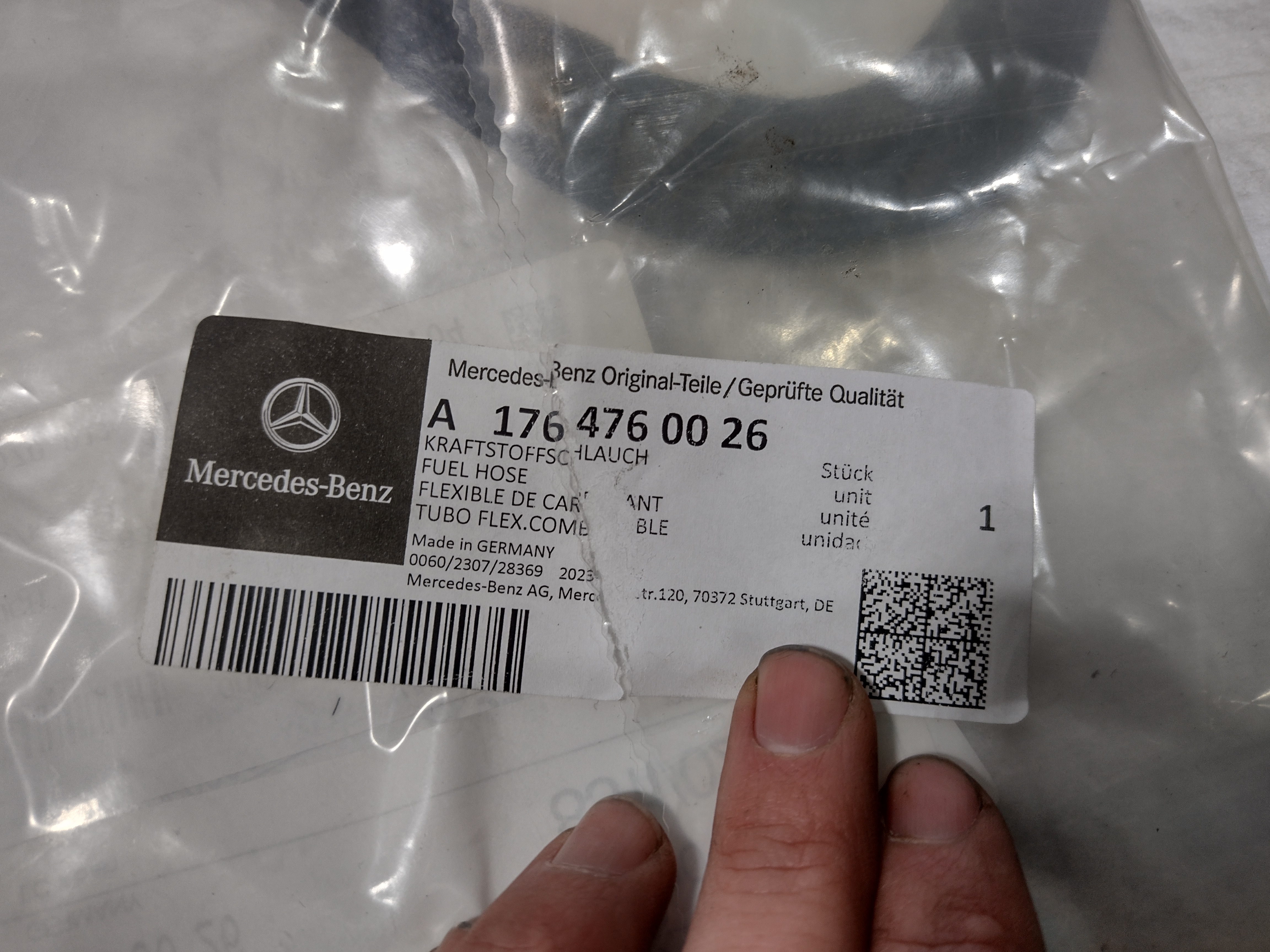 Kraftstoffschlauch A1764760026 A 176 476 00 26