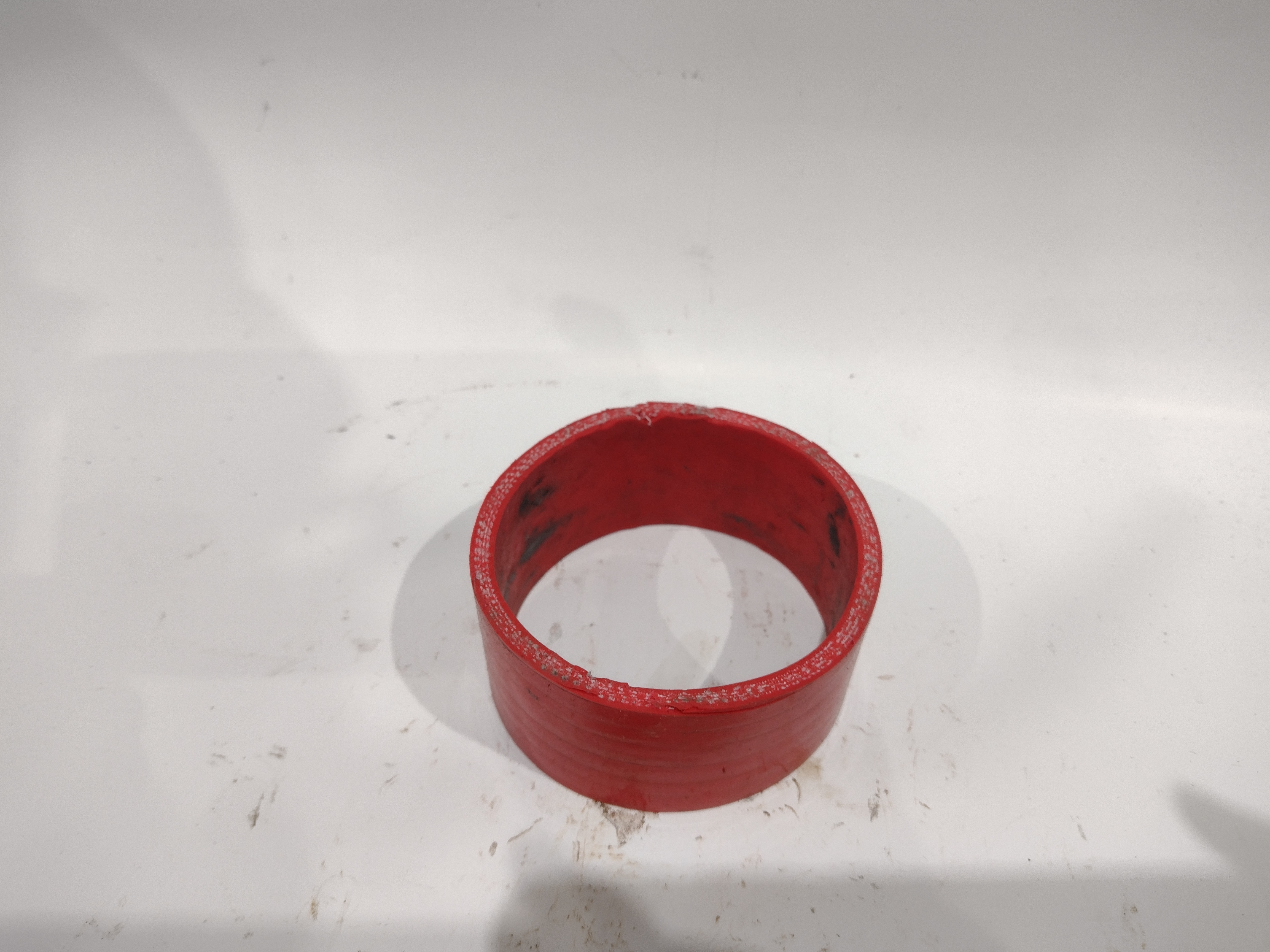 Silikon Verbinder Schlauch 81mm x 41mm in Rot Gebraucht