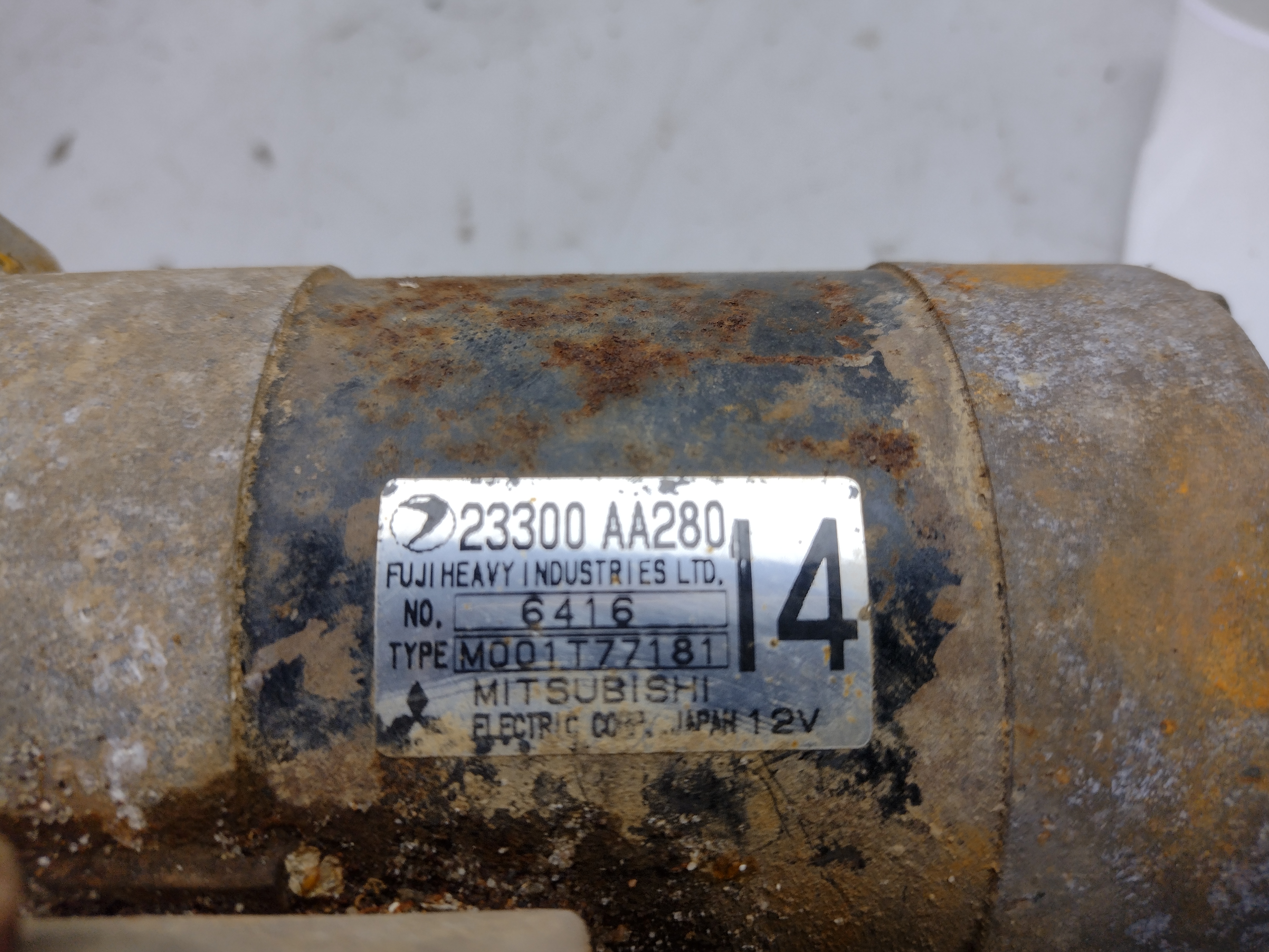 Anlasser 23300AA280 für Subaru Impreza 97-00 GC GF GFC