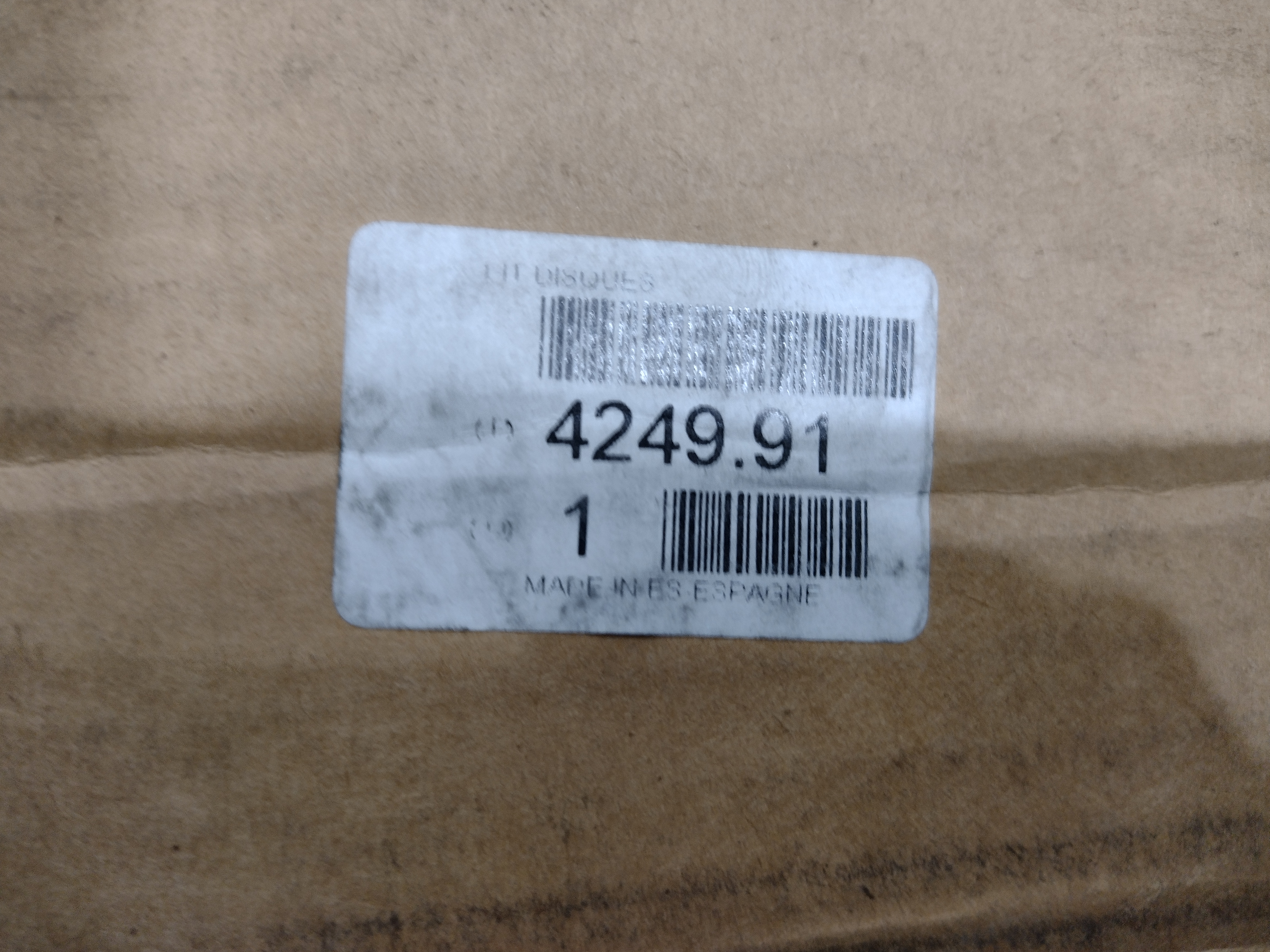 Peugeot / Citroen Satz Bremsscheiben hinten 290x14 424991 NEU NOS NEW