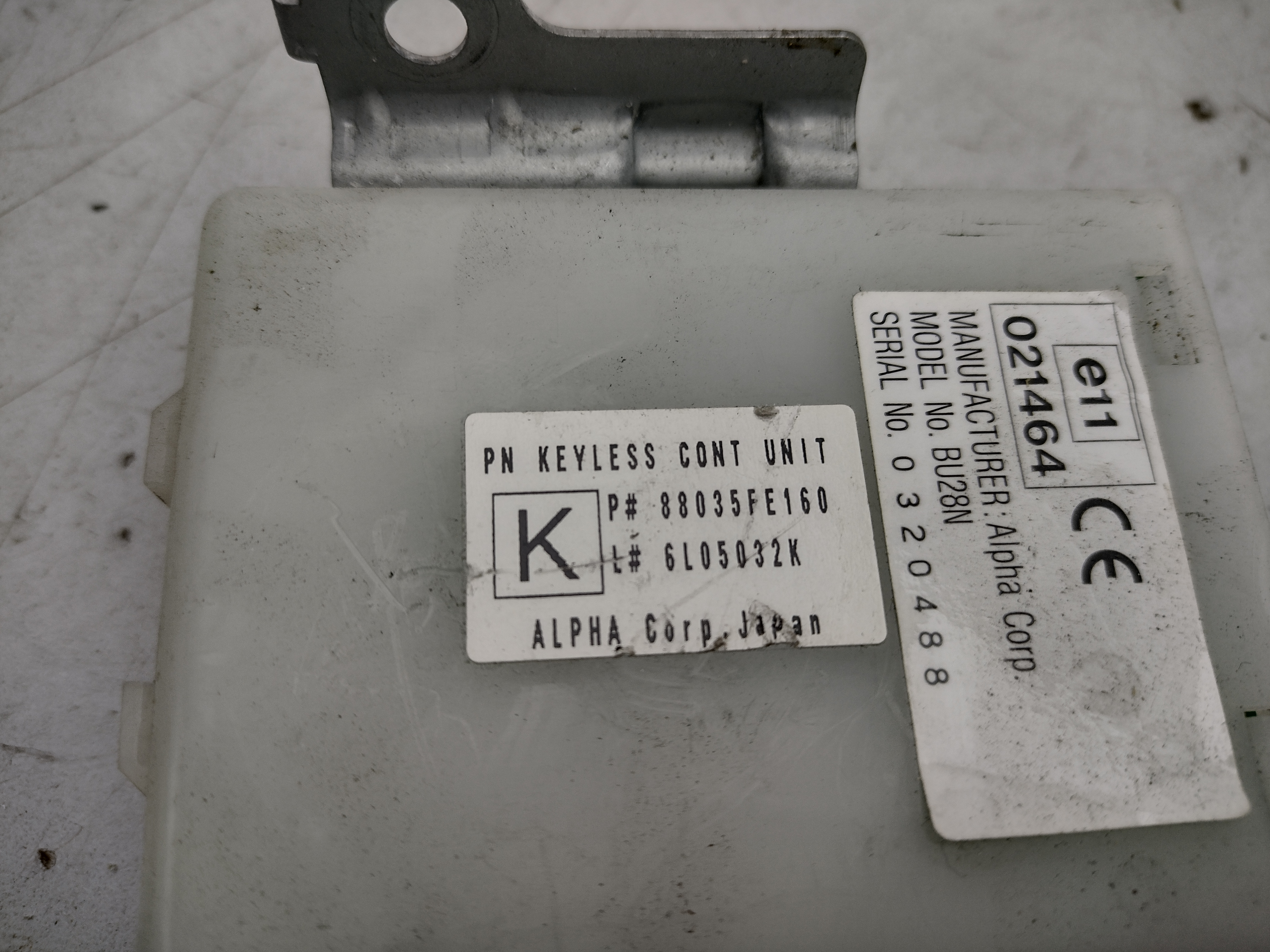 KEYLESS ENTRY CONTROL MODULE 88035FE160 für Subaru Impreza 2.0 R GD GG 