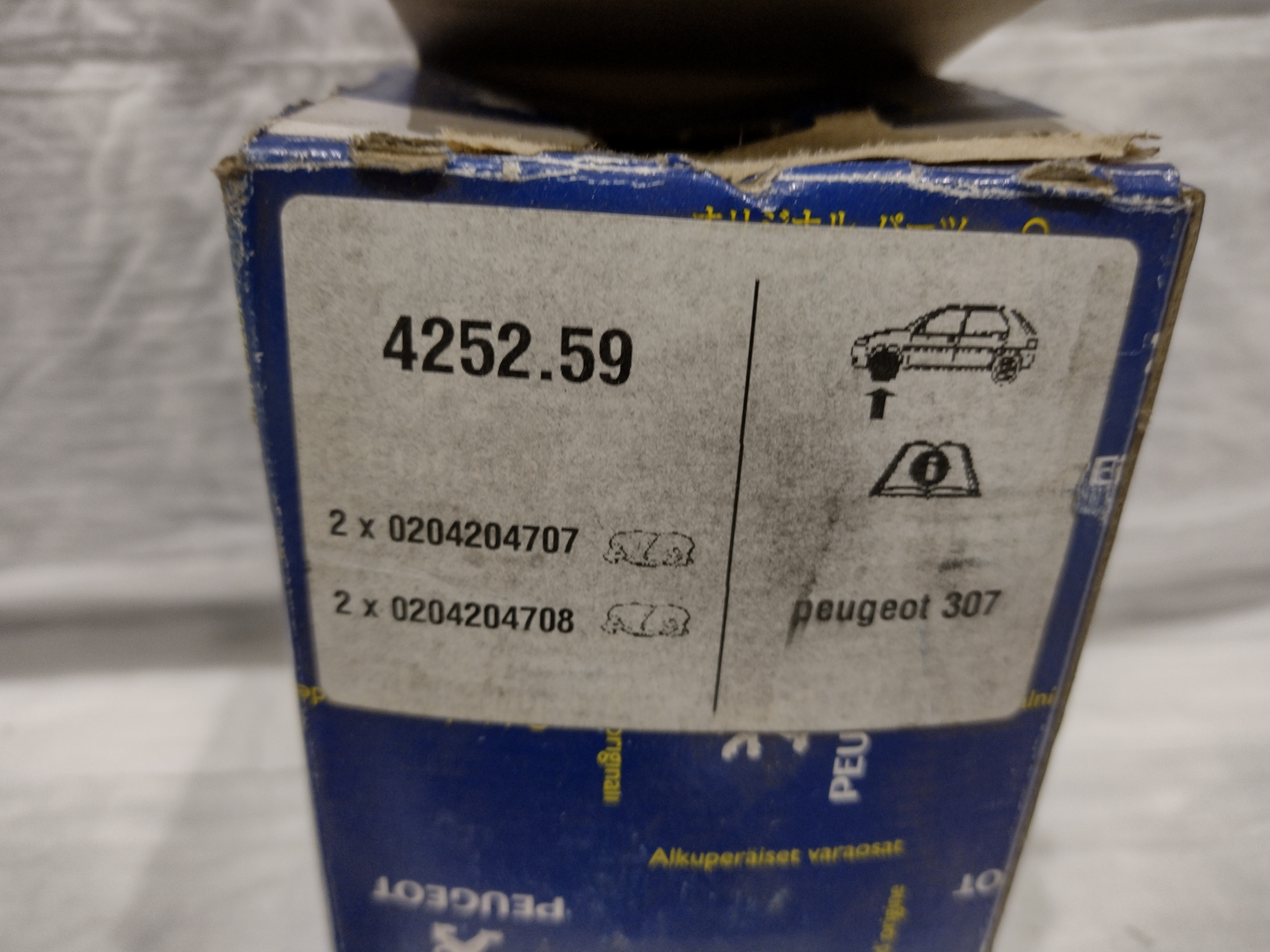Peugeot 307 Bremsbeläge vorne (Sys.Bosch) 425259 NEU NOS NEW