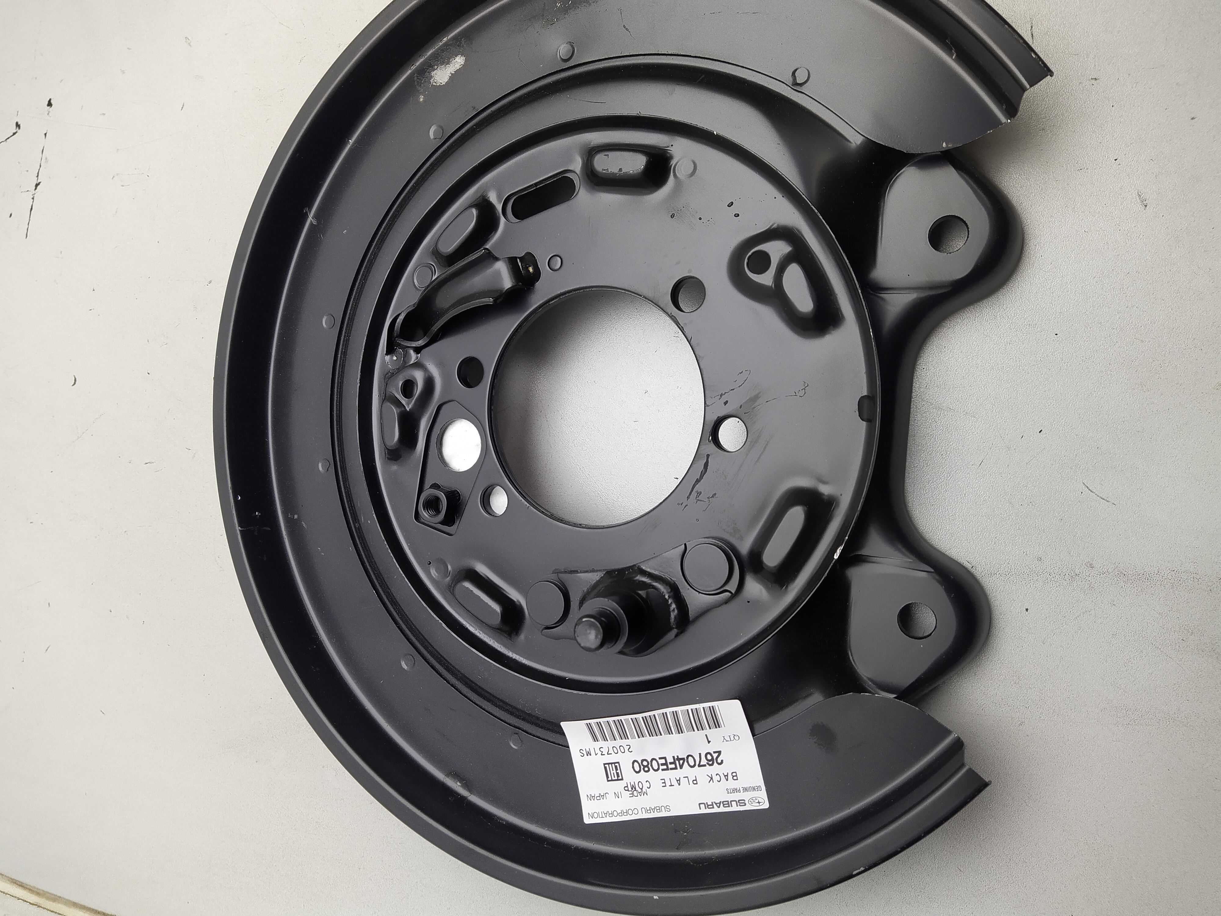 Ankerblech hinten rechts für Subaru Impreza WRX GD GG 5x100 