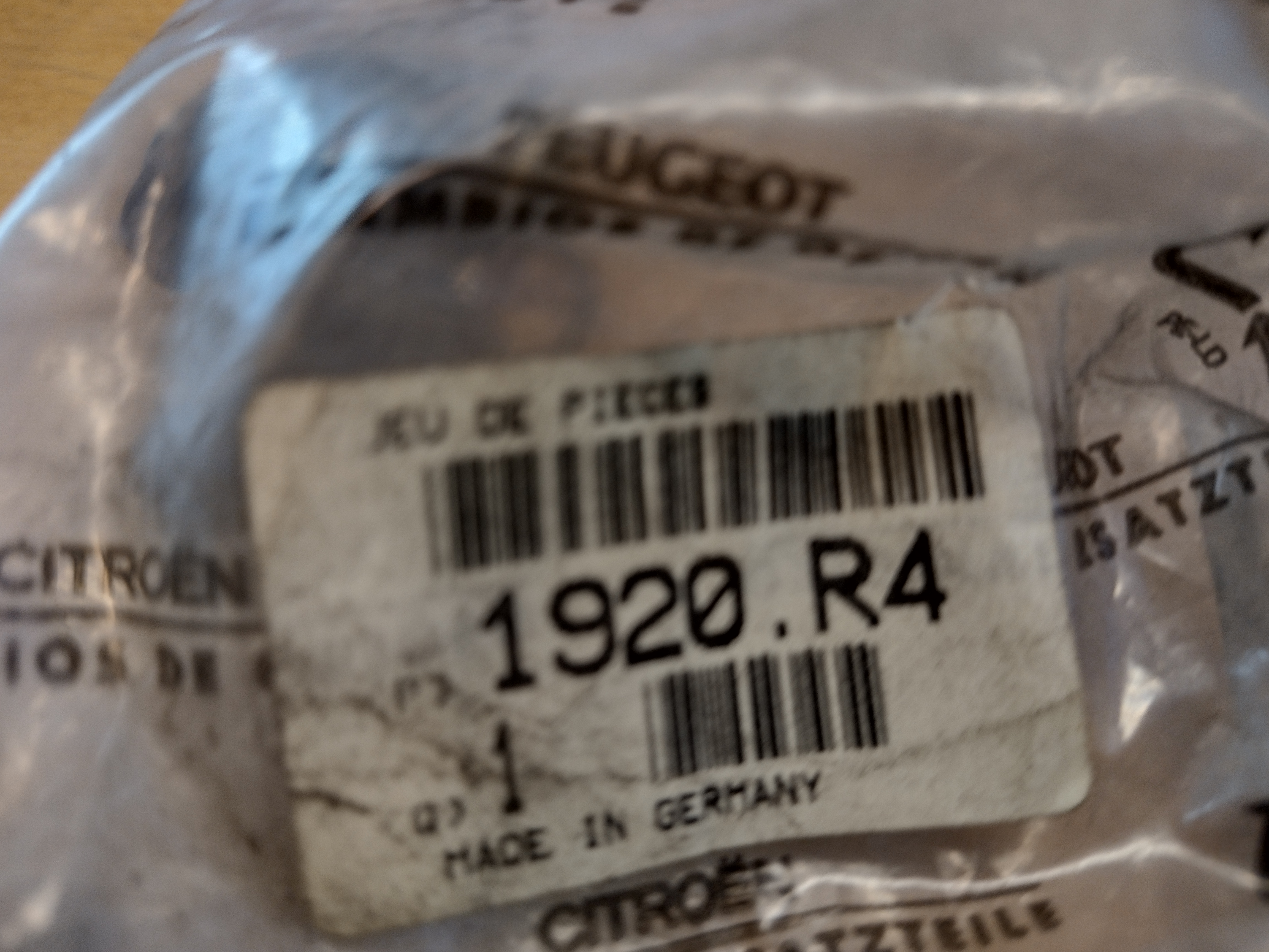Peugeot / Citroen 1920R4 NEU NOS NEW OEM