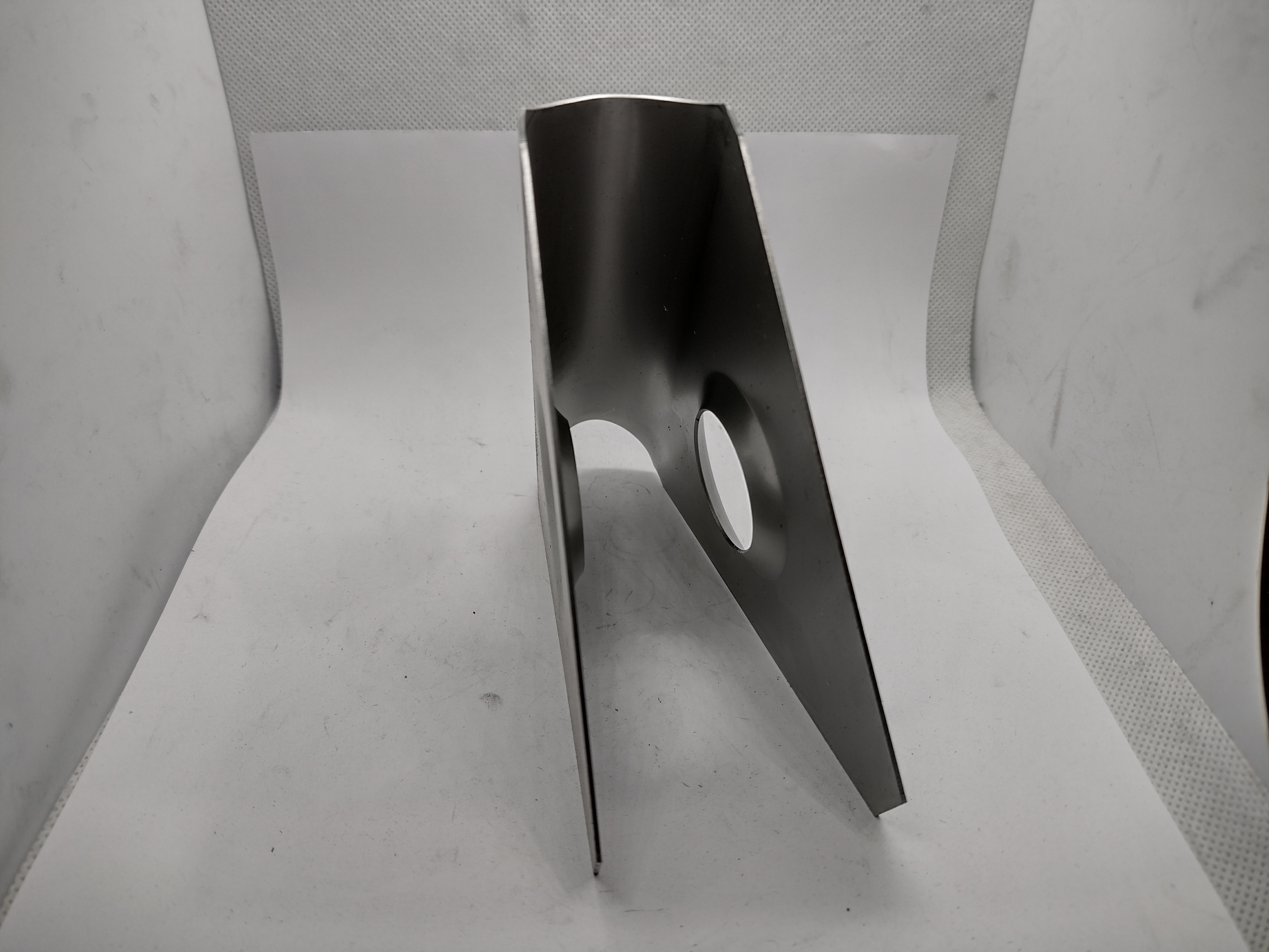 Knotenblech Überrollkäfig Stützen mit Loch 60 Grad