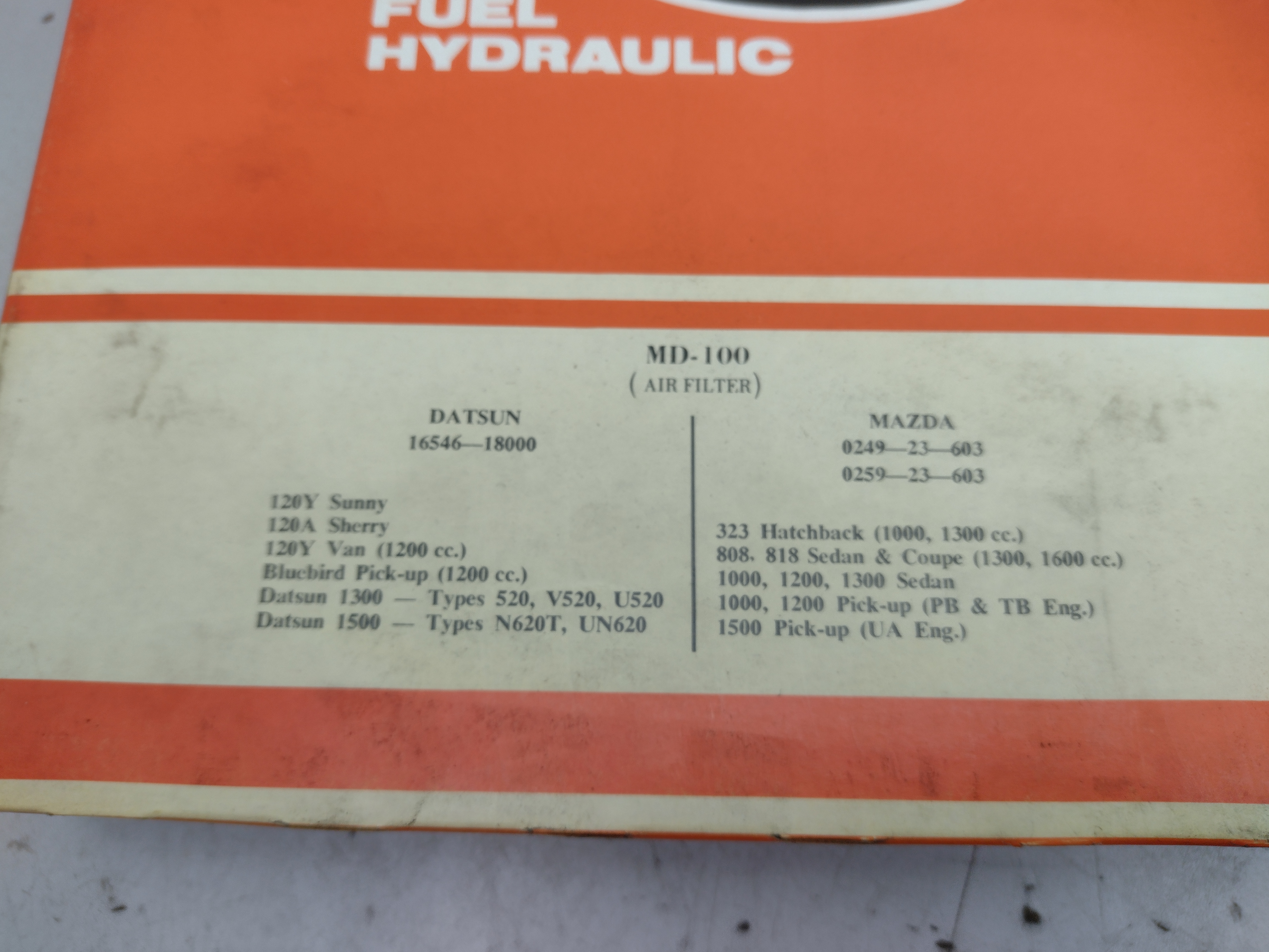 ALCO Luftfilter MD-100 für MAZDA NISSAN DAIHATSU HONDA SUBARU