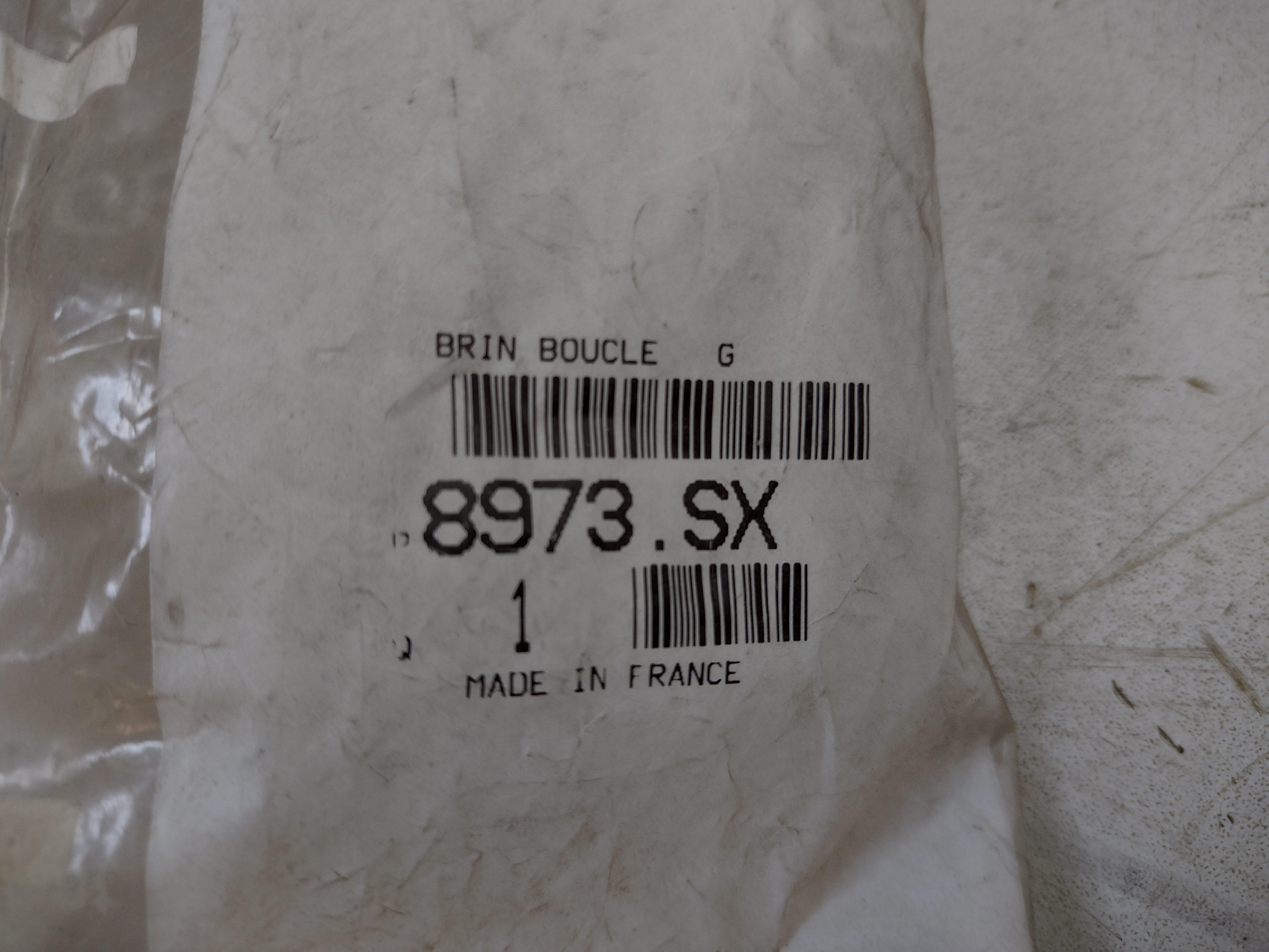 Peugeot / Citroen Gurt Verschluss 8973SX NOS NEW OEM