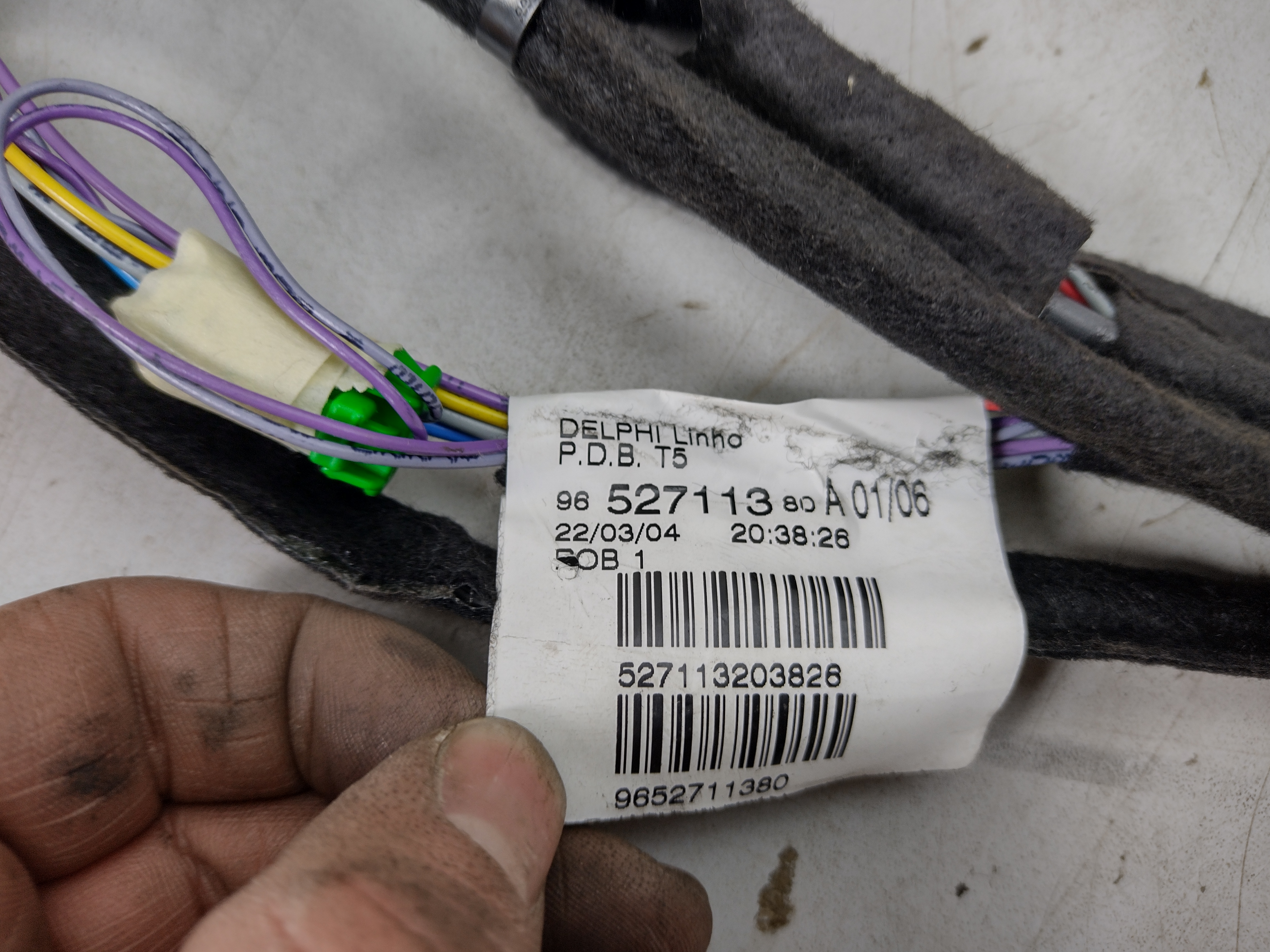 Peugeot 307 Multimedia Kabelbaum 6565HK NOS NEW OEM