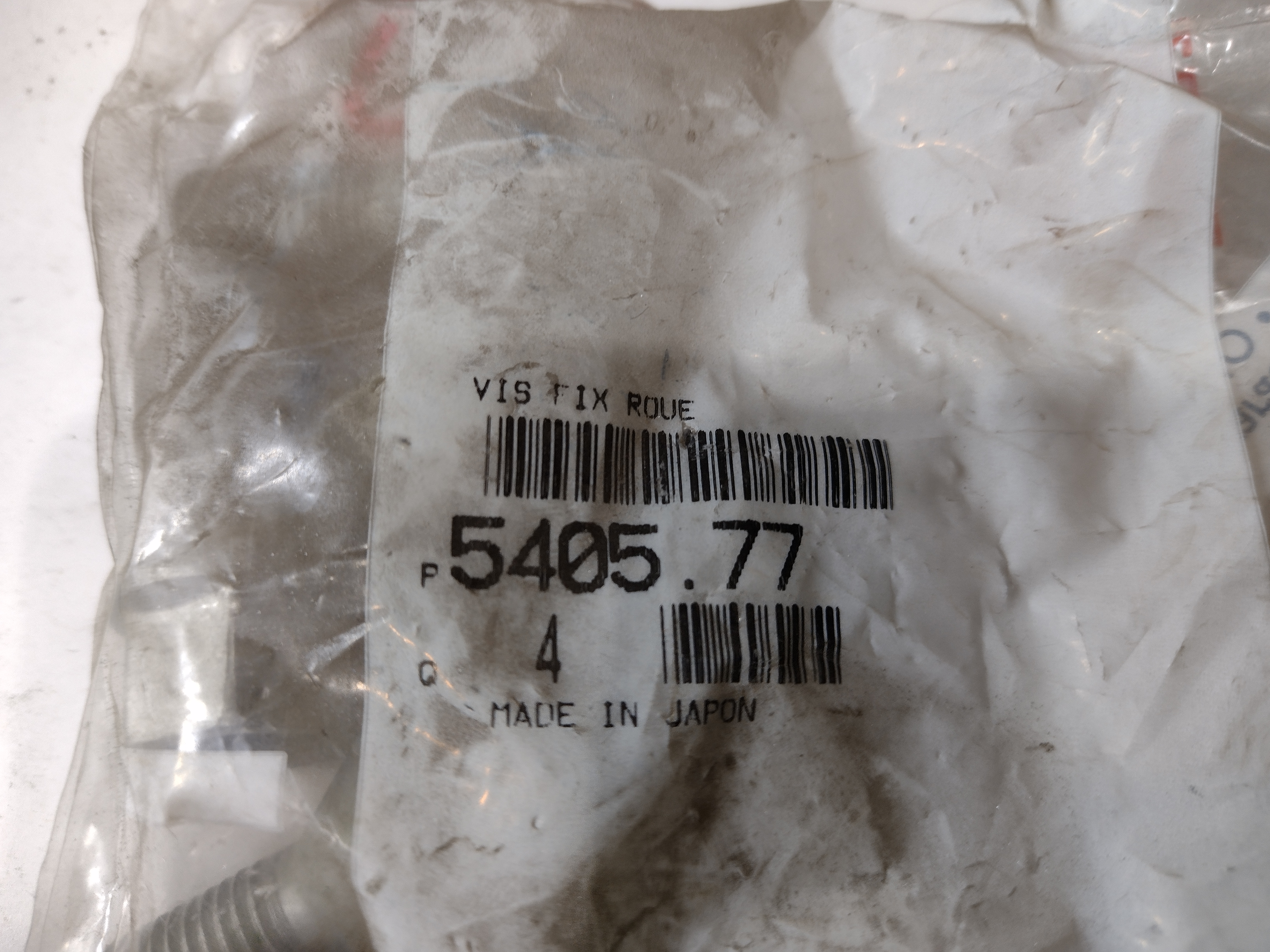 Peugeot / Citroen Radschraube M12x1,5-21mm 540577 NEU NOS NEW 