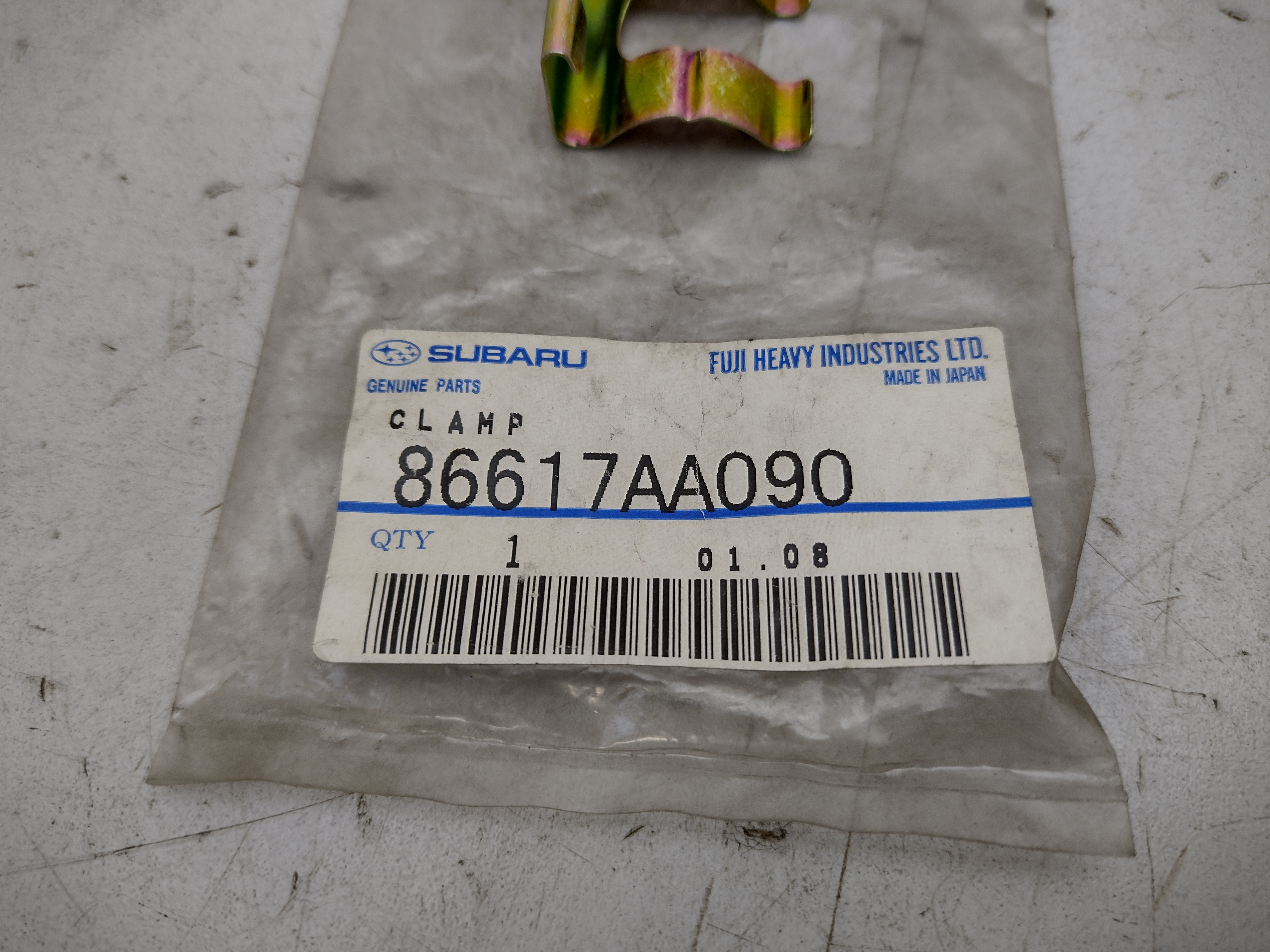 Klammer Clip 86617AA090 für SUBARU