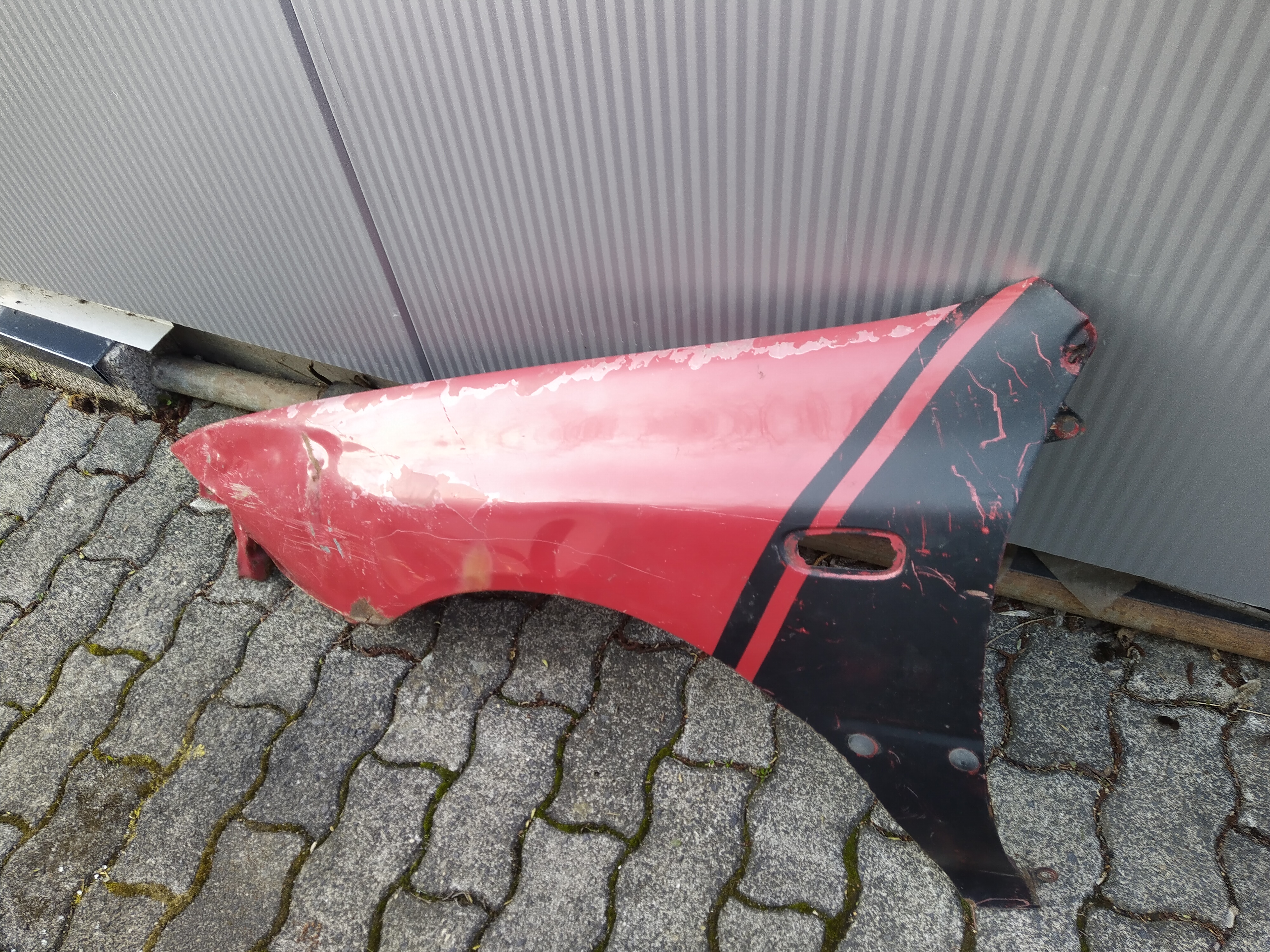 Kotflügel vorne links Rot von Subaru Impreza GC GF