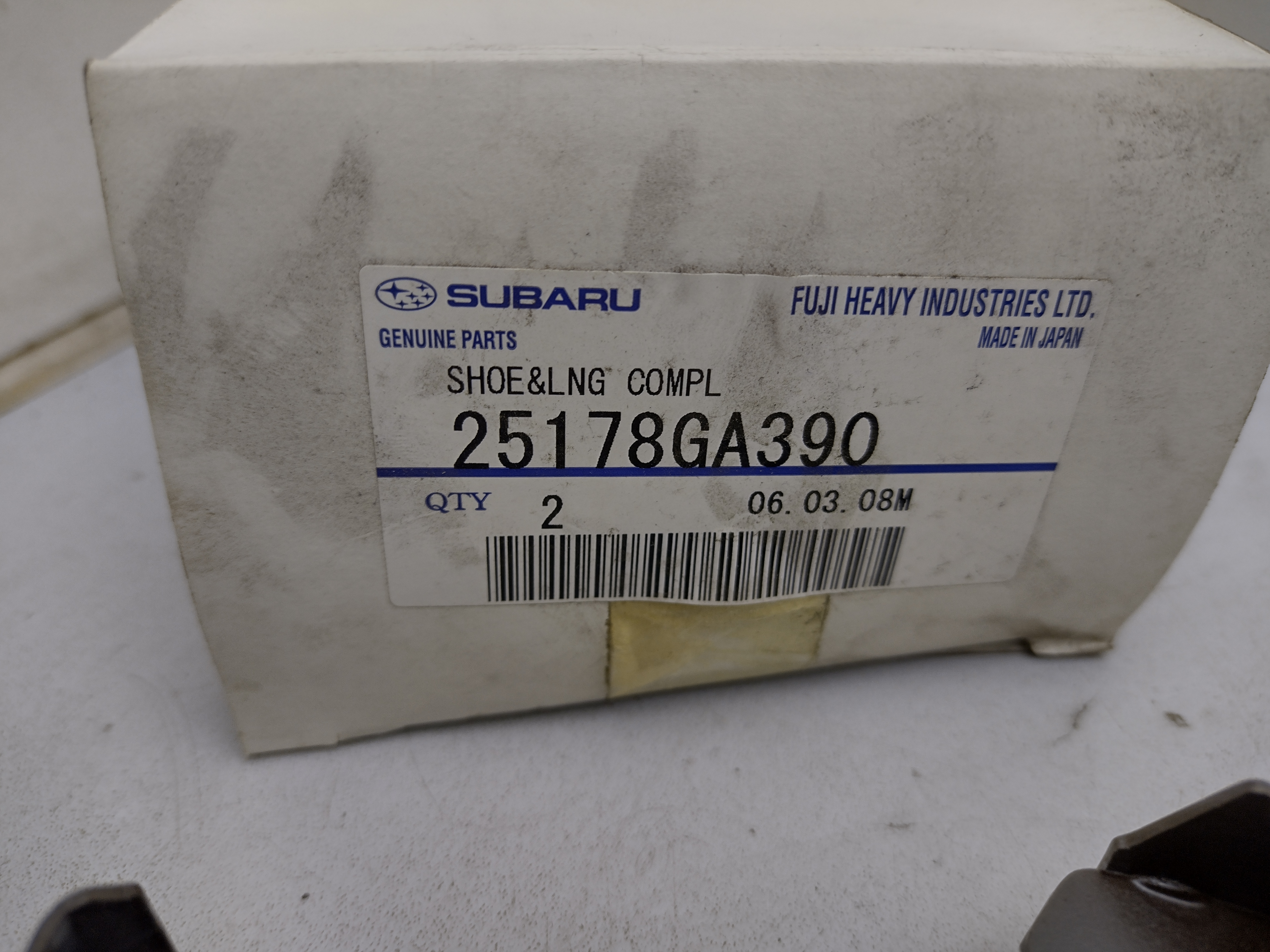 Bremsbacken hinten 25178GA390 für Subaru Leone 1800 und Legacy 1 BC BJF