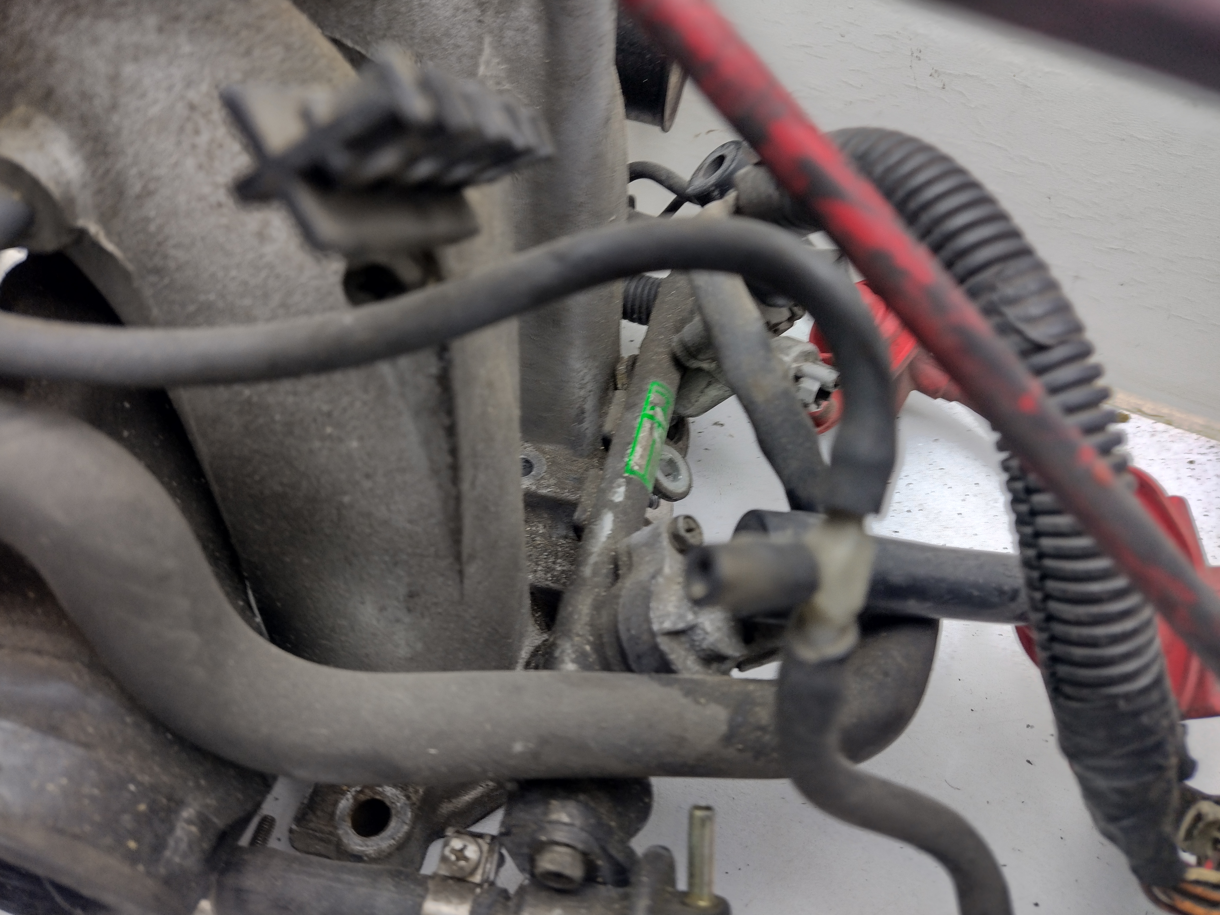 Ansaugbrücke mit Inlet Drosselklappe Einspritzdüsen Zündspule kabelbaum für Subaru Impreza GT 96-98 EJ20K