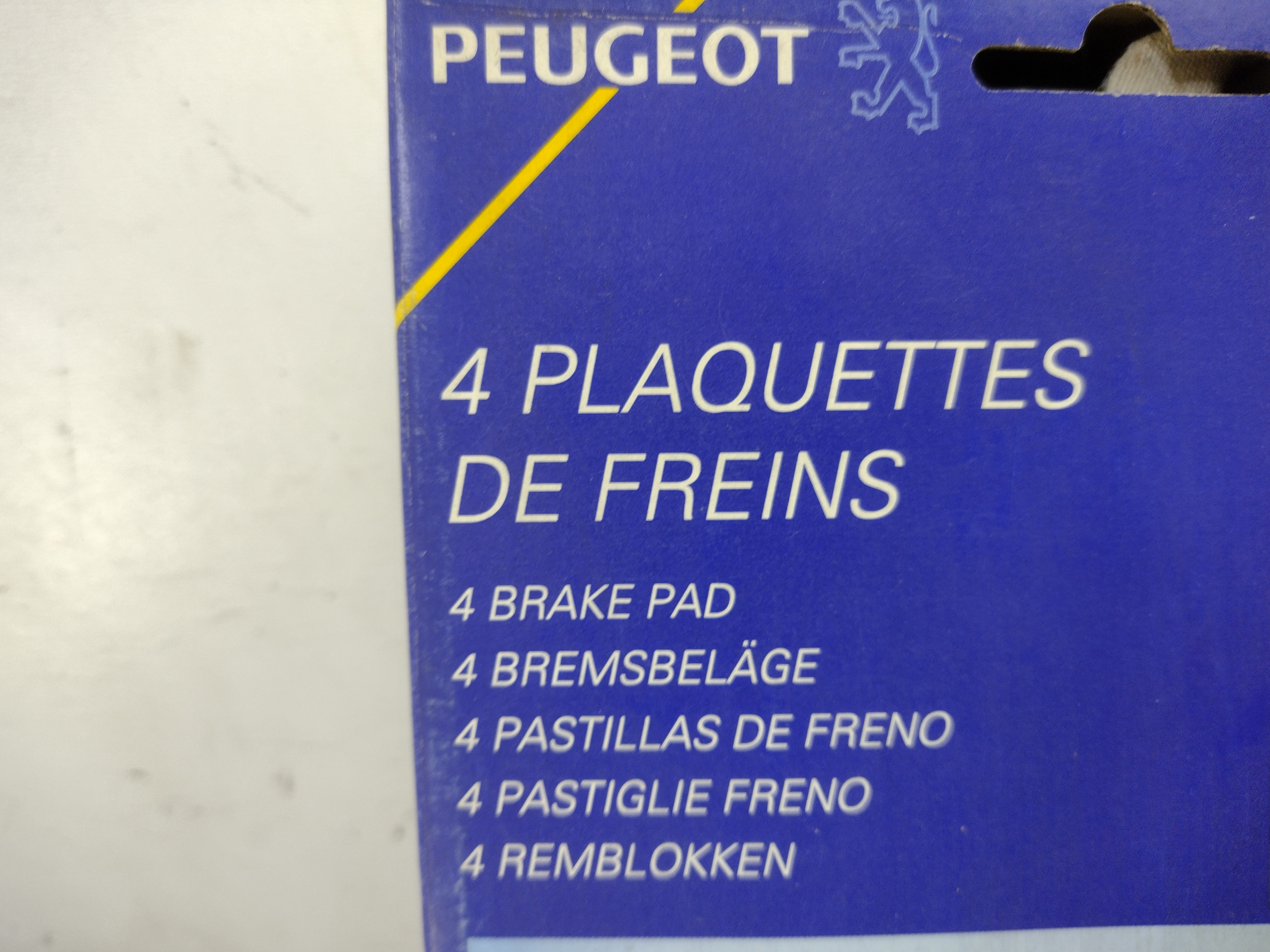 Peugeot / Citroen Bremsbeläge vorne (Sys.Girling) 425282 NOS NEW