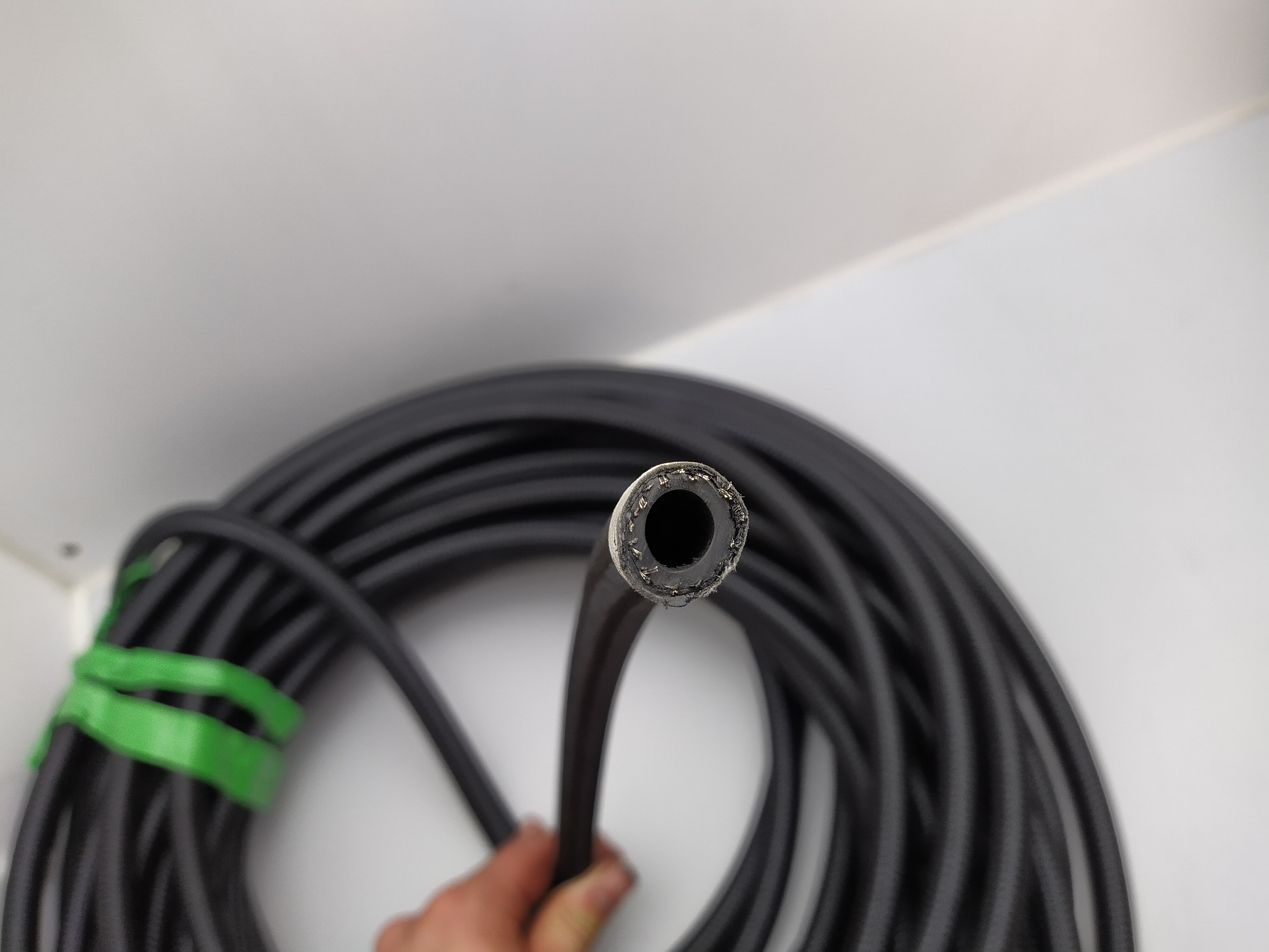 NBR Nylon Stahlflexleitung Dash 06 AN6 schwarz