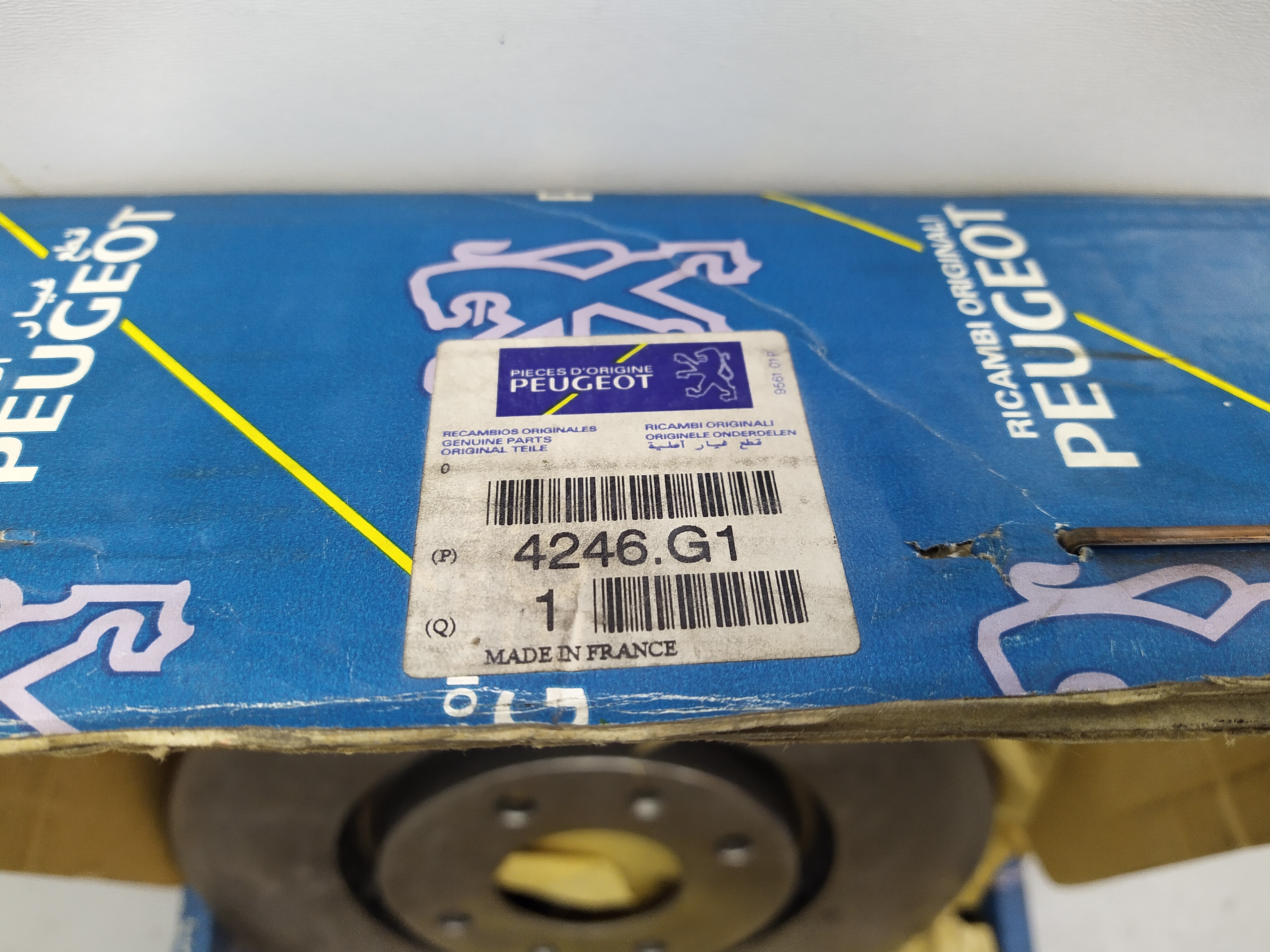 Original Peugeot  Satz Bremsscheiben vorne 283x22 4246G1 NEU NOS NEW