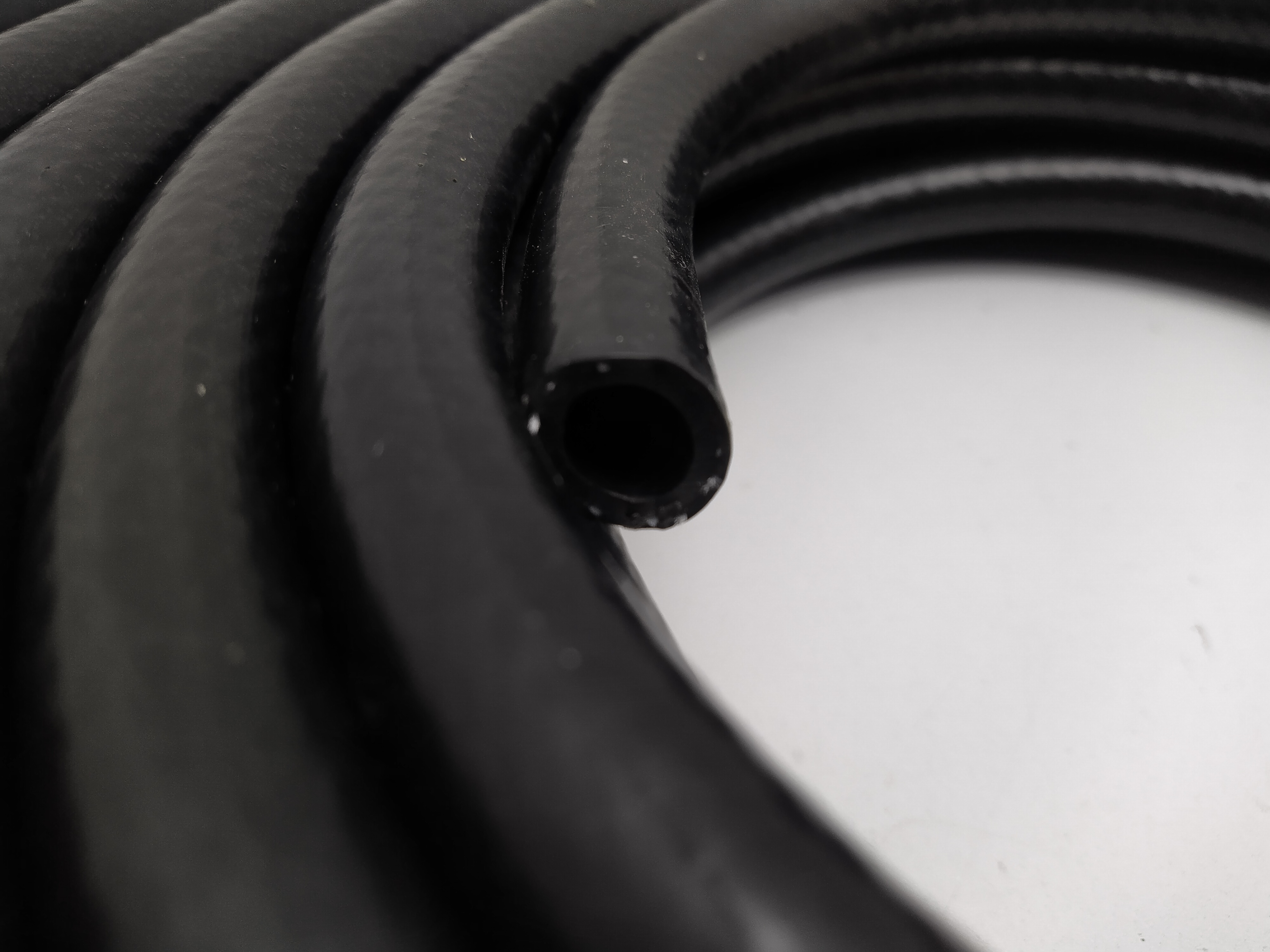12mm Silikon Unterdruckschlauch verstärkt schwarz
