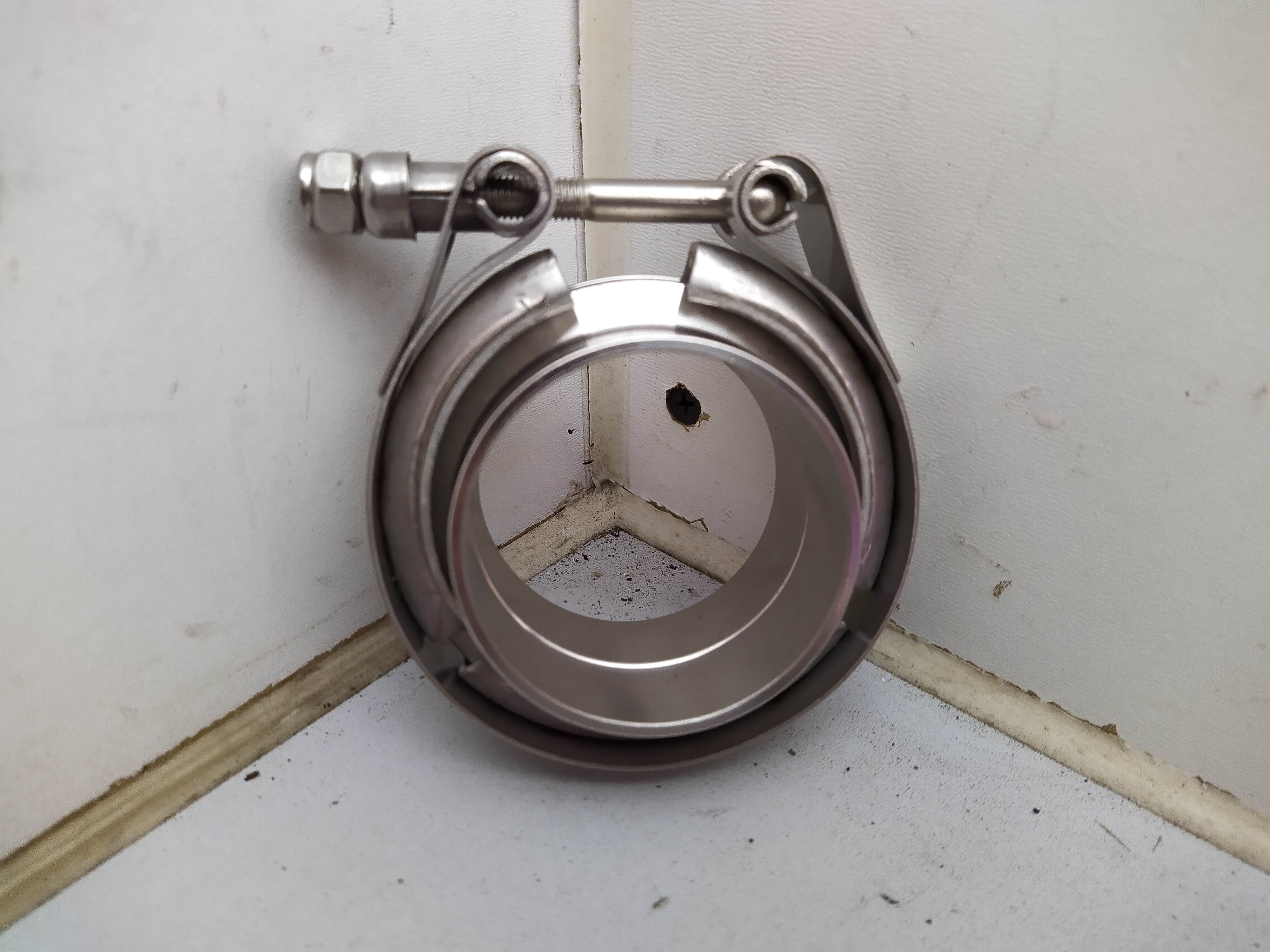 Aluminium V-Band Kit 51mm - V2A Edelstahl