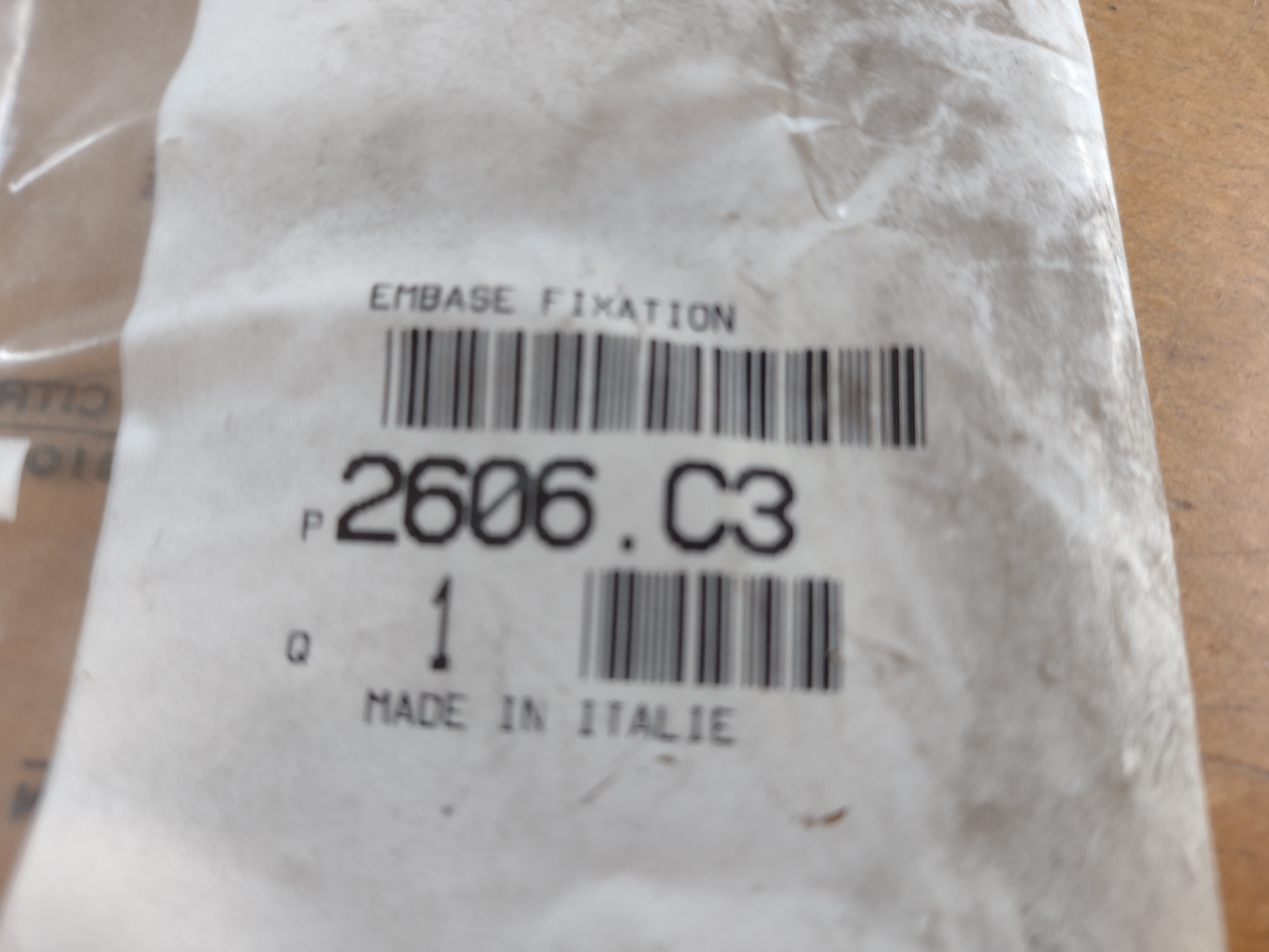 Peugeot / Citroen 2606C3 BEFESTIG PLATTE NEU NOS NEW OEM
