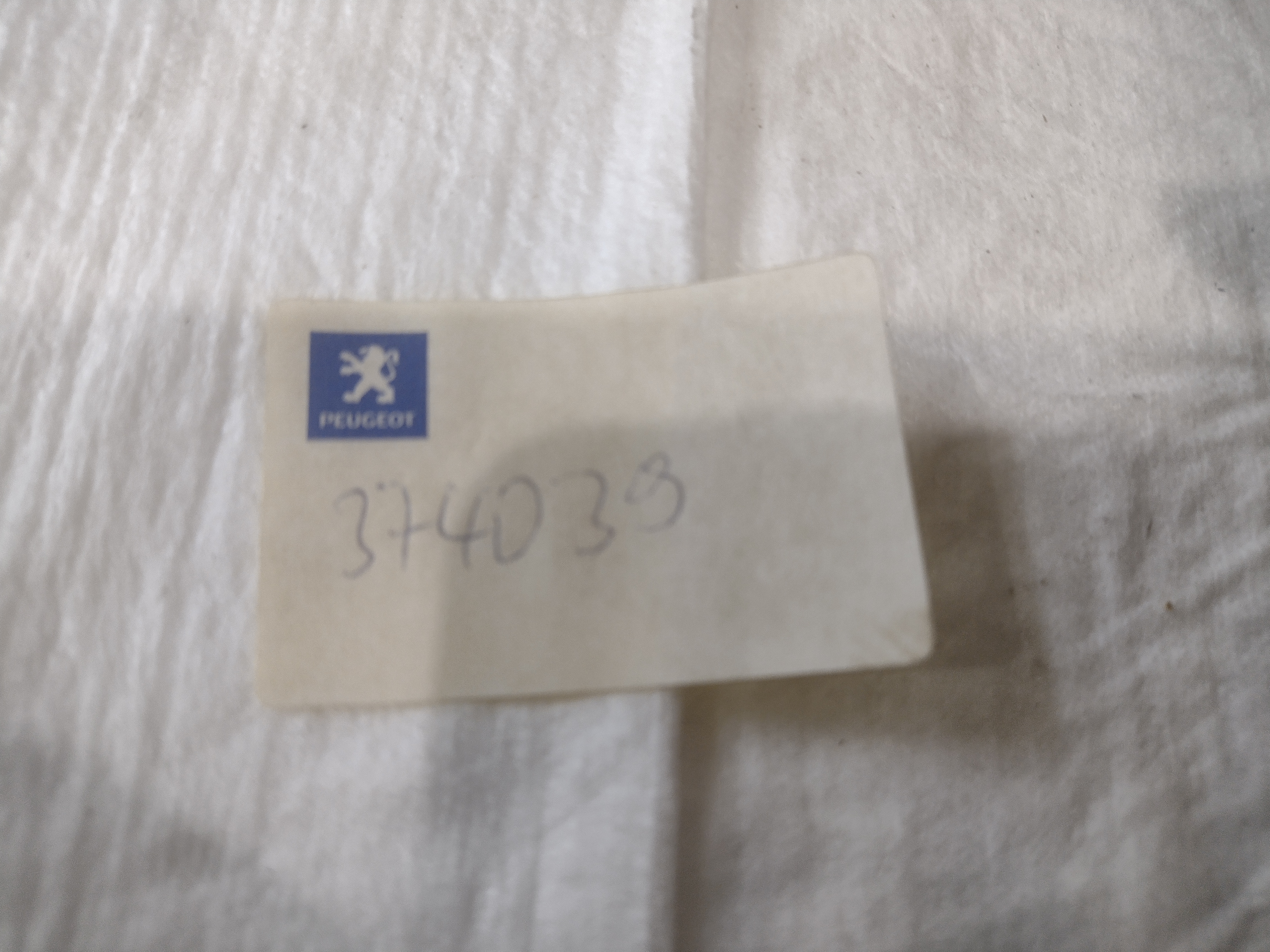 Peugeot / Citroen STOPFEN 374039 NEU NOS NEW 