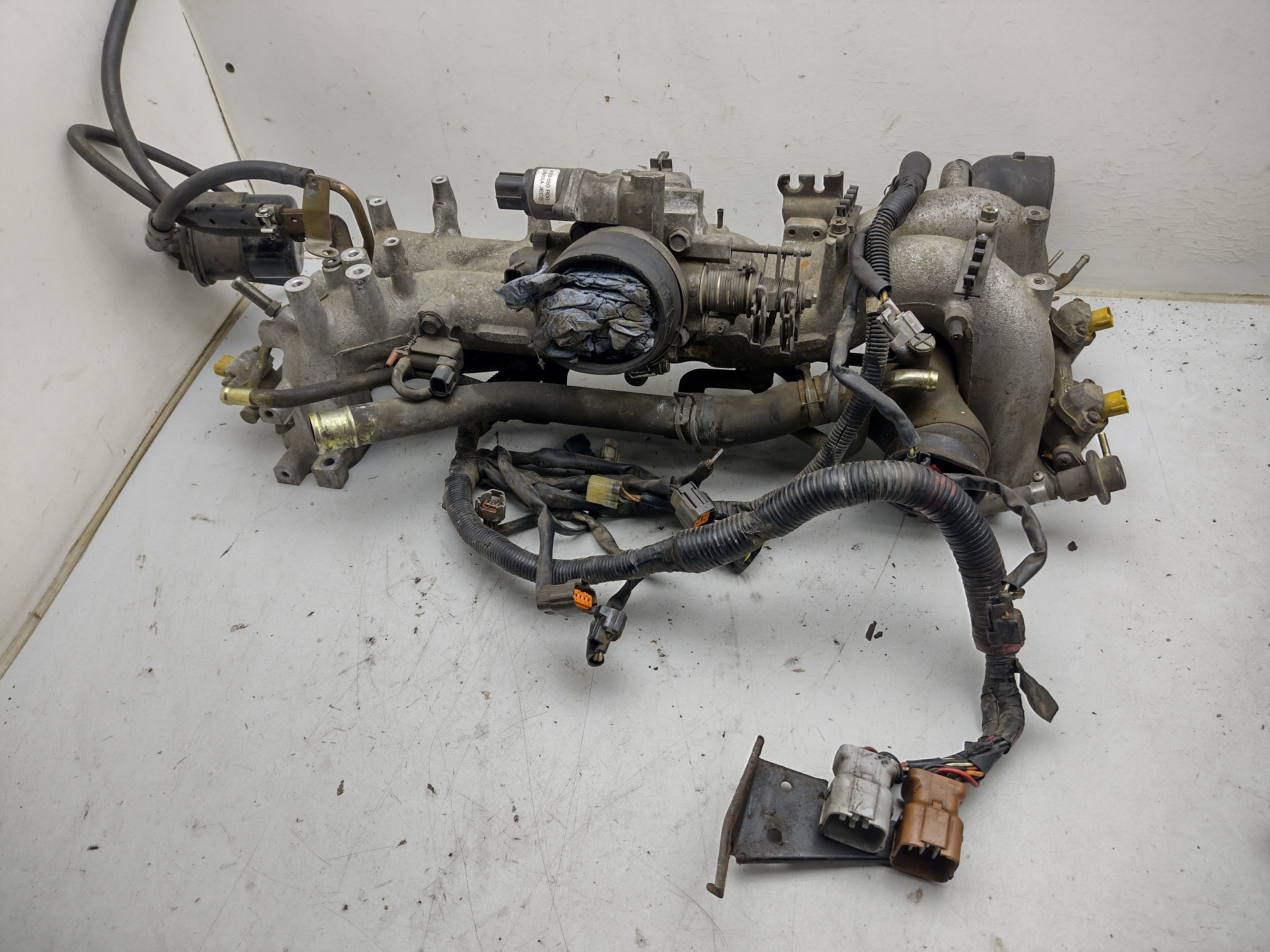 Ansaugbrücke mit Drosselklappe, Leerlaufregler LLR für Subaru Impreza GT GC8 GF8 98-00 WRX STI Turbo