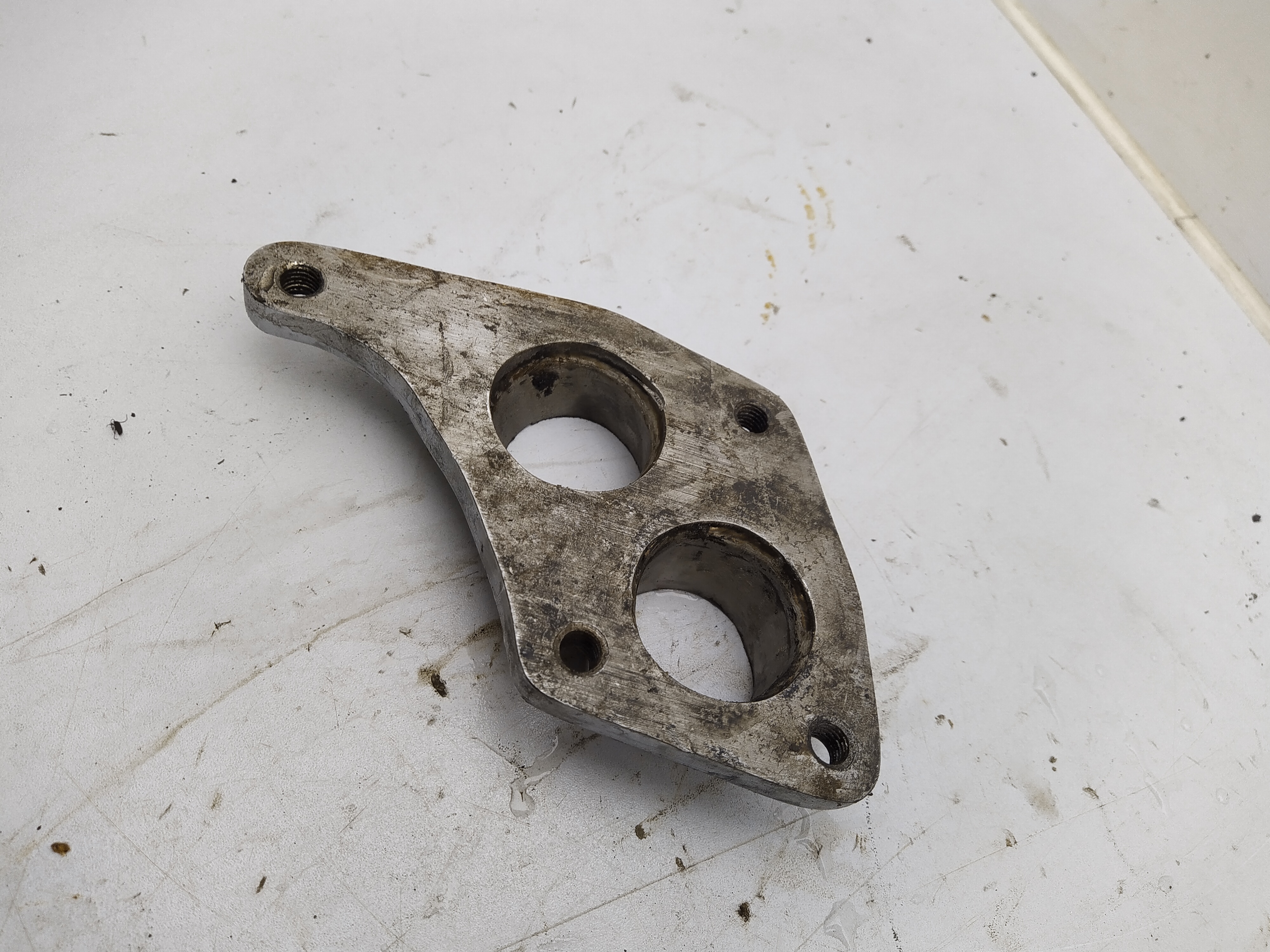 Flansch V2A Edelstahl für Subaru Impreza WRX STI mit Twinscroll Turbolader GDA GDB