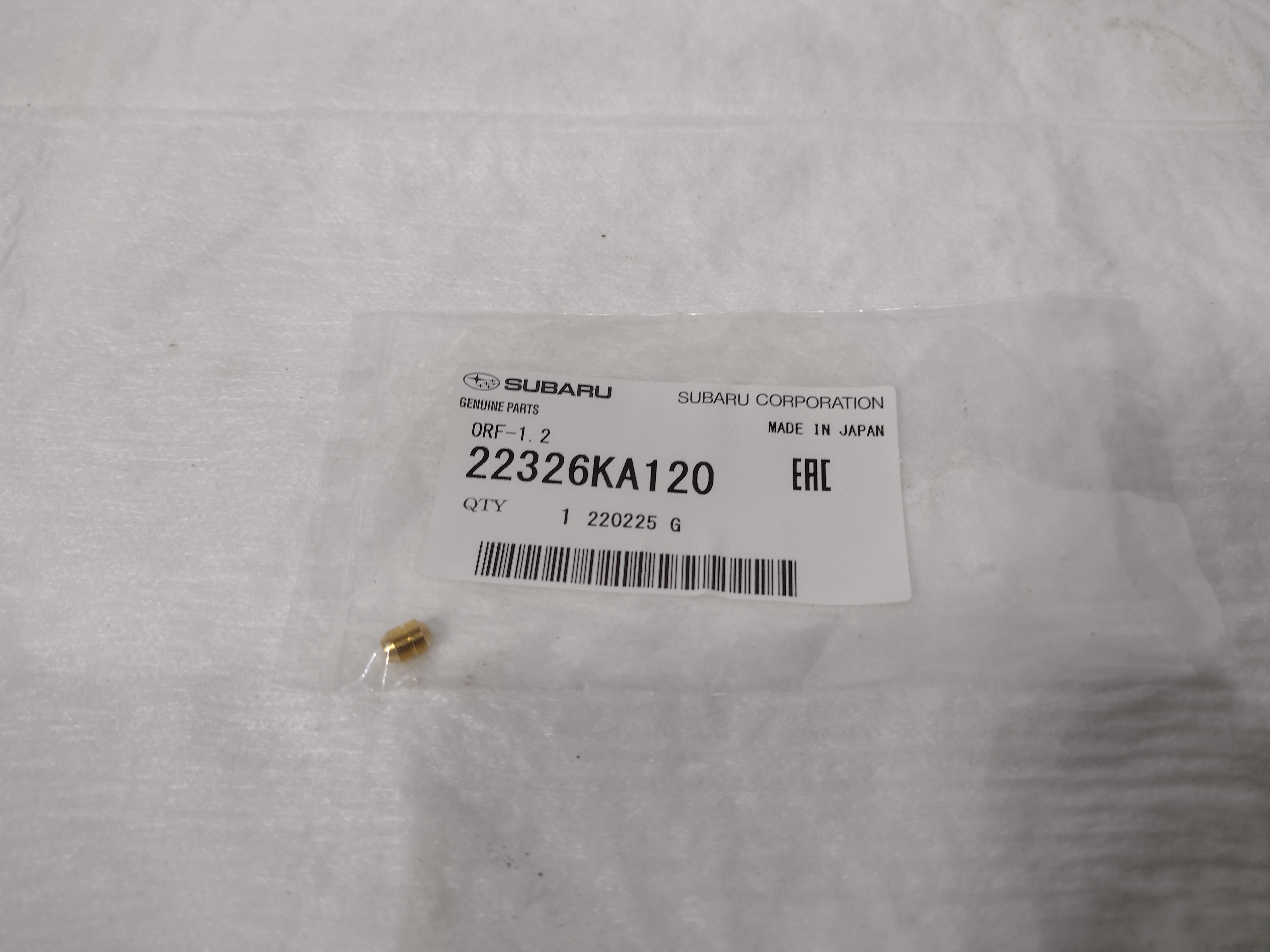  Boost Restrictor Pille 1.2 für Subaru Impreza GT/WRX - 22326KA120