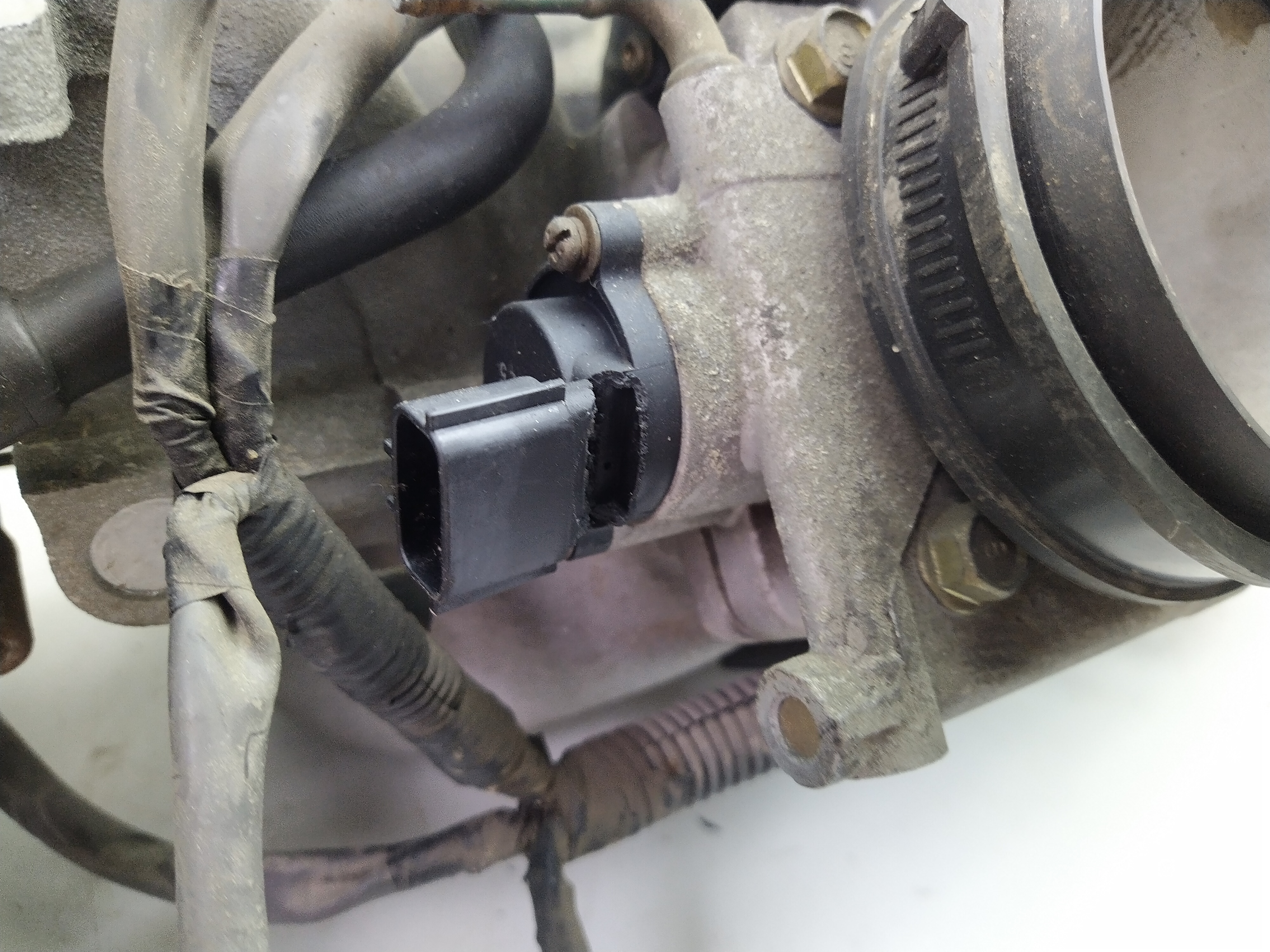 Ansaugbrücke von Subaru Outback H6 BE BH EZ30D PS Einspirtzdüsen  Sensoren
