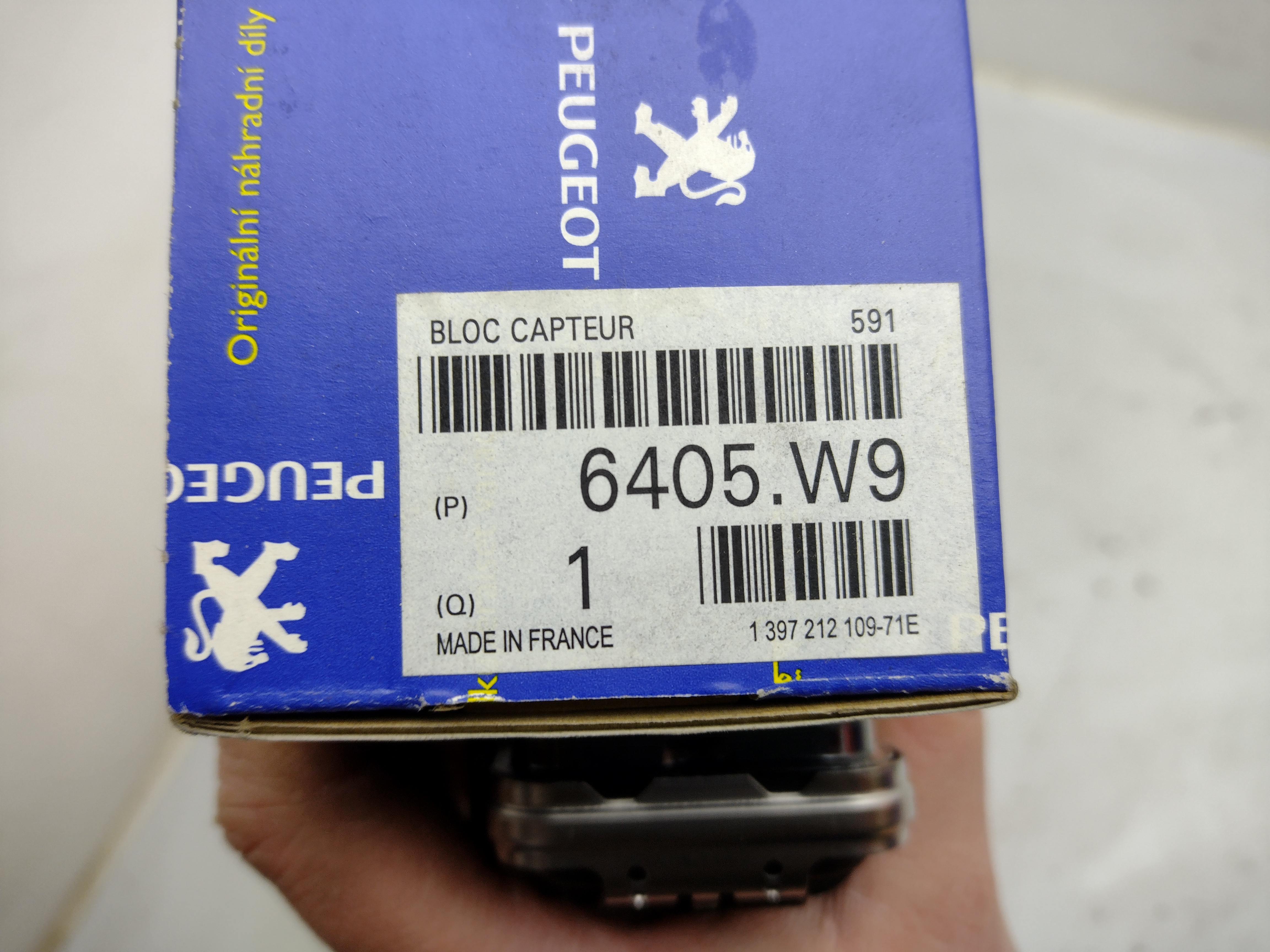 Peugeot / Citroen Regensensor 6405W9 NEU NOS NEW OEM
