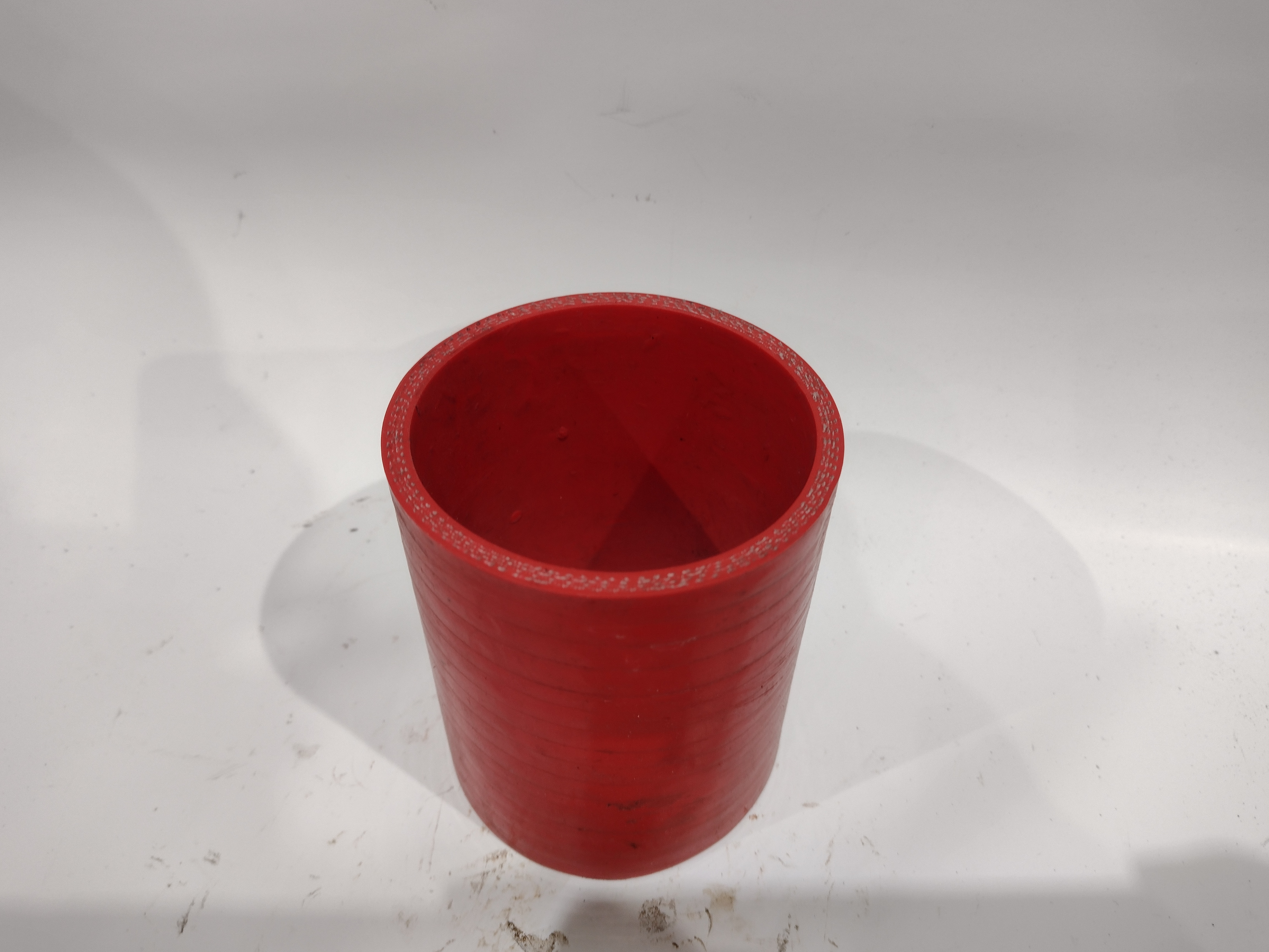 Silikon Verbinder Schlauch 81mm x 139mm in Rot Gebraucht