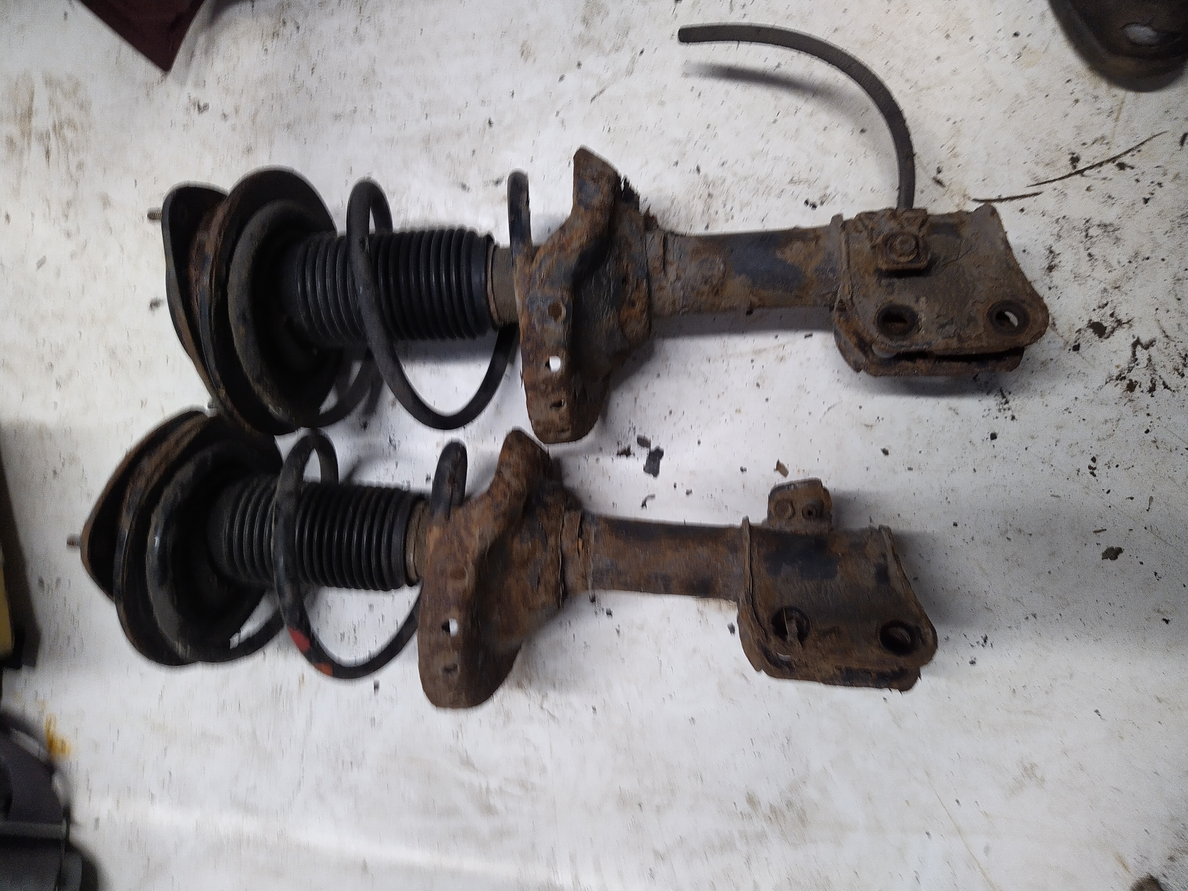 Paar Federbeine Stoßdämpfer Federn vorne Subaru Legacy  IV 4 BL BP