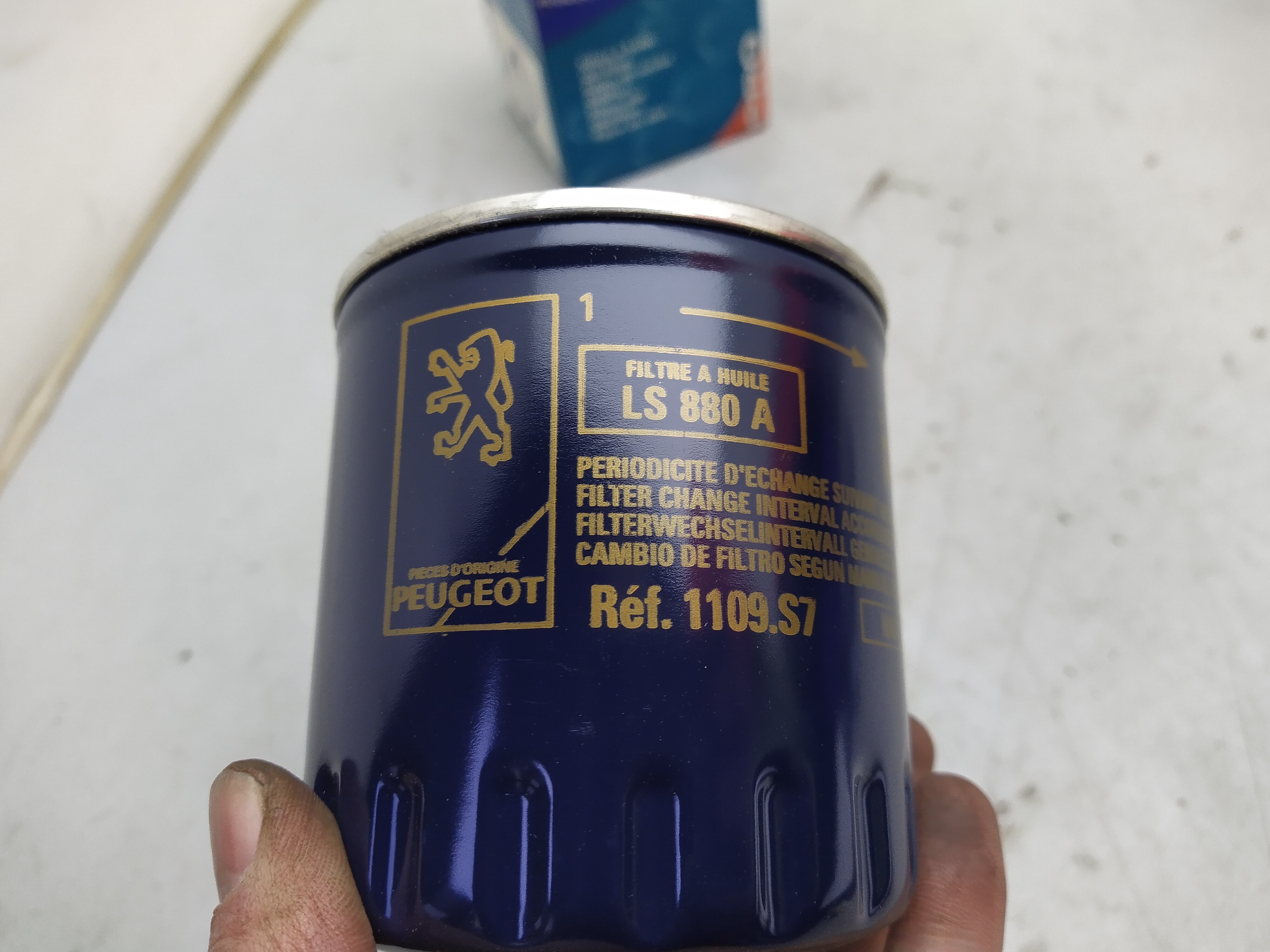 Original Peugeot OELFILTER Ölfilter 1109S7 NEU NOS NEW 