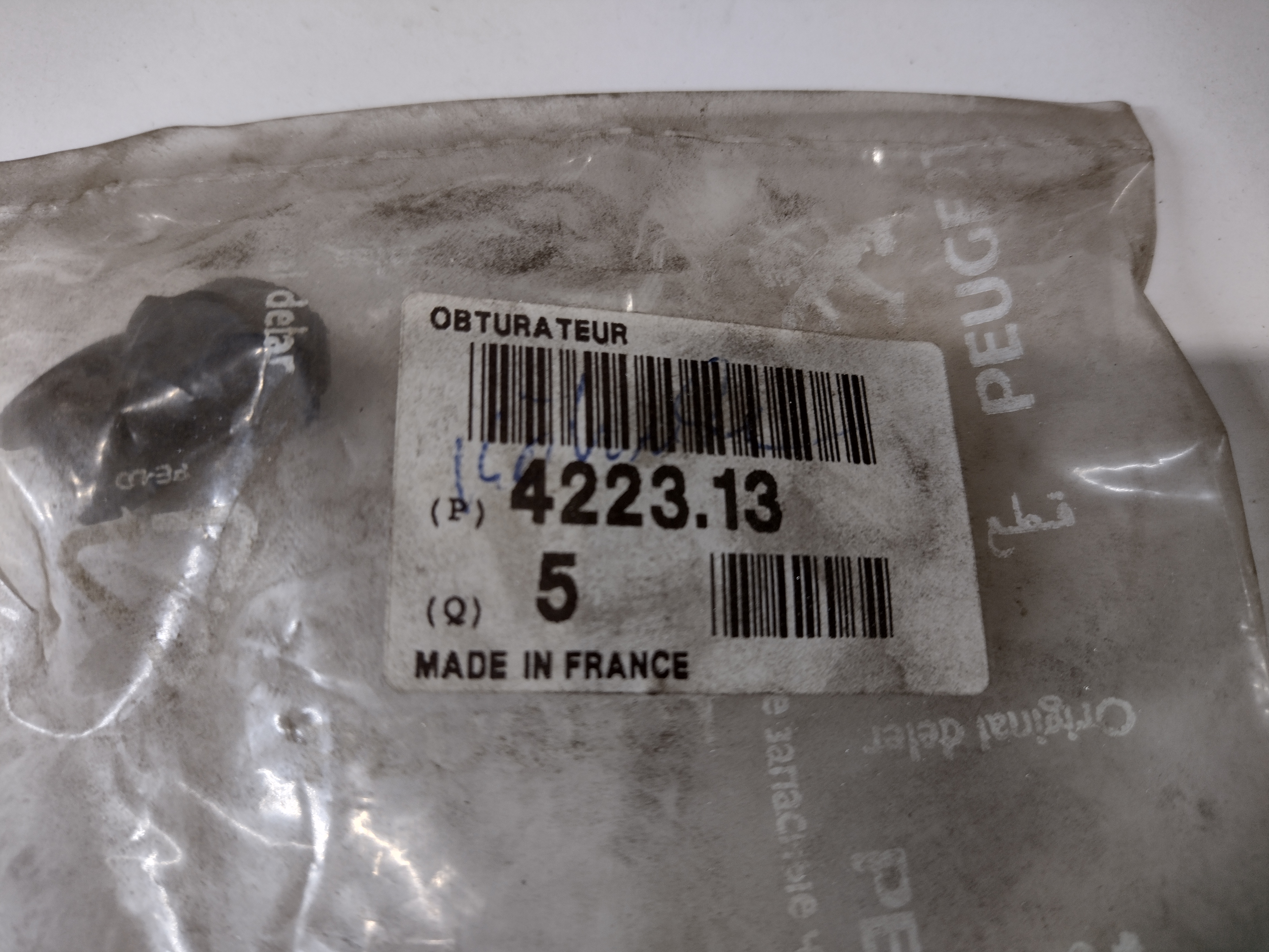 Peugeot Abdeckkappe, Schraube 422313 NEU NOS NEW