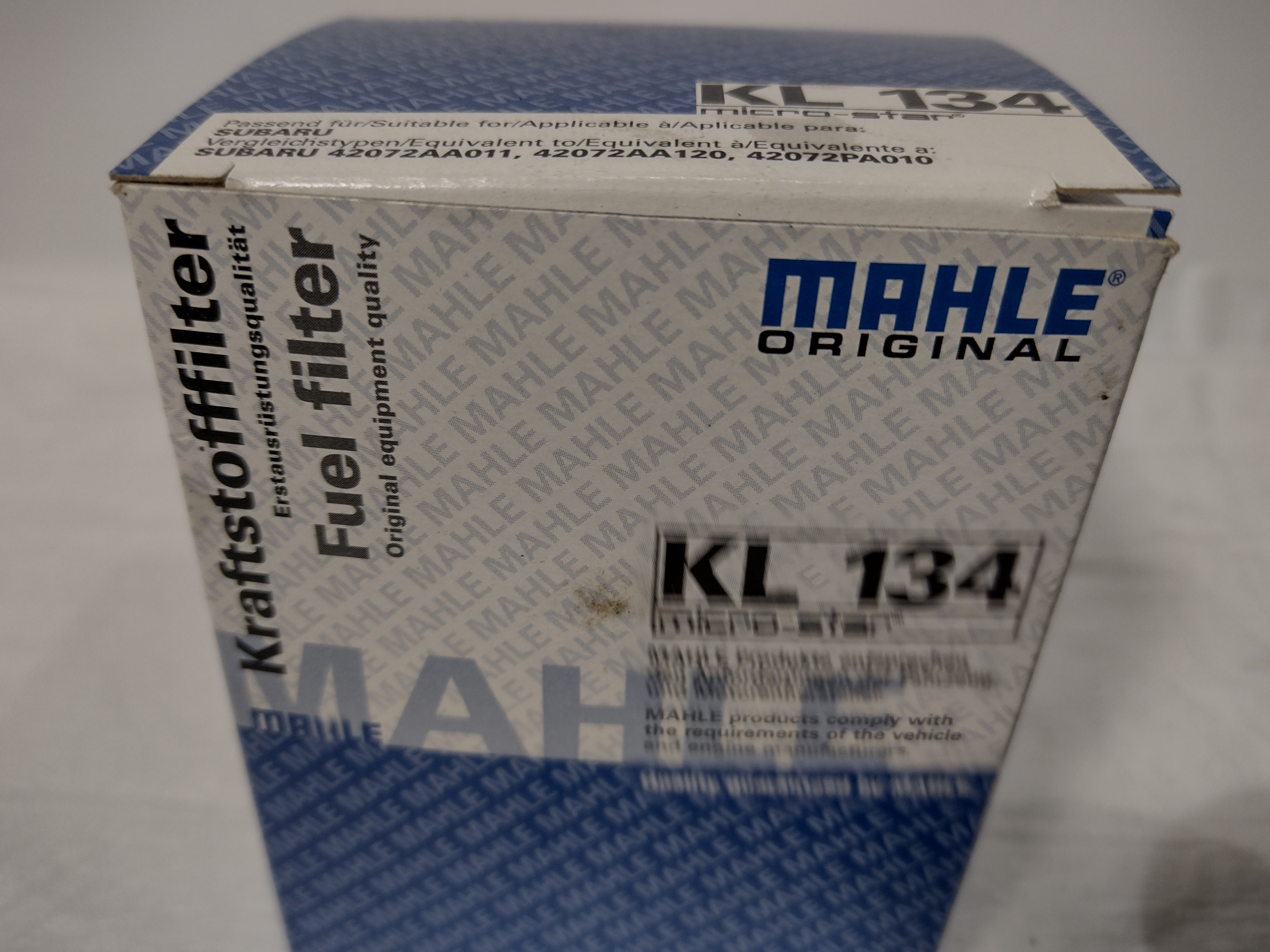 Kraftstofffilter MAHLE KL 134 für SUBARU