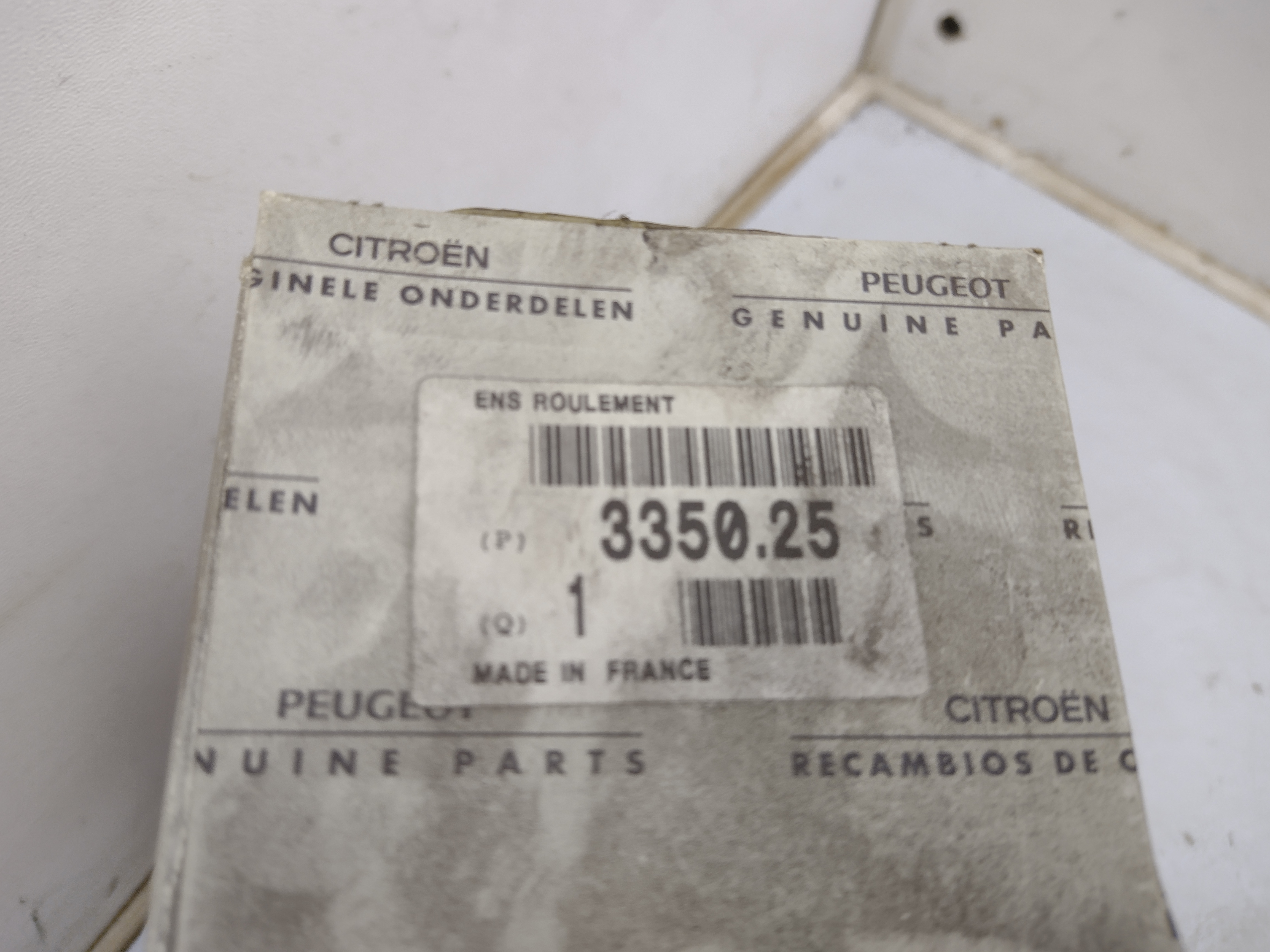 Radlagersatz hinten 335025 Peugeot Boxer Citoen Jumper Fiat Ducato NOS NEW OEM