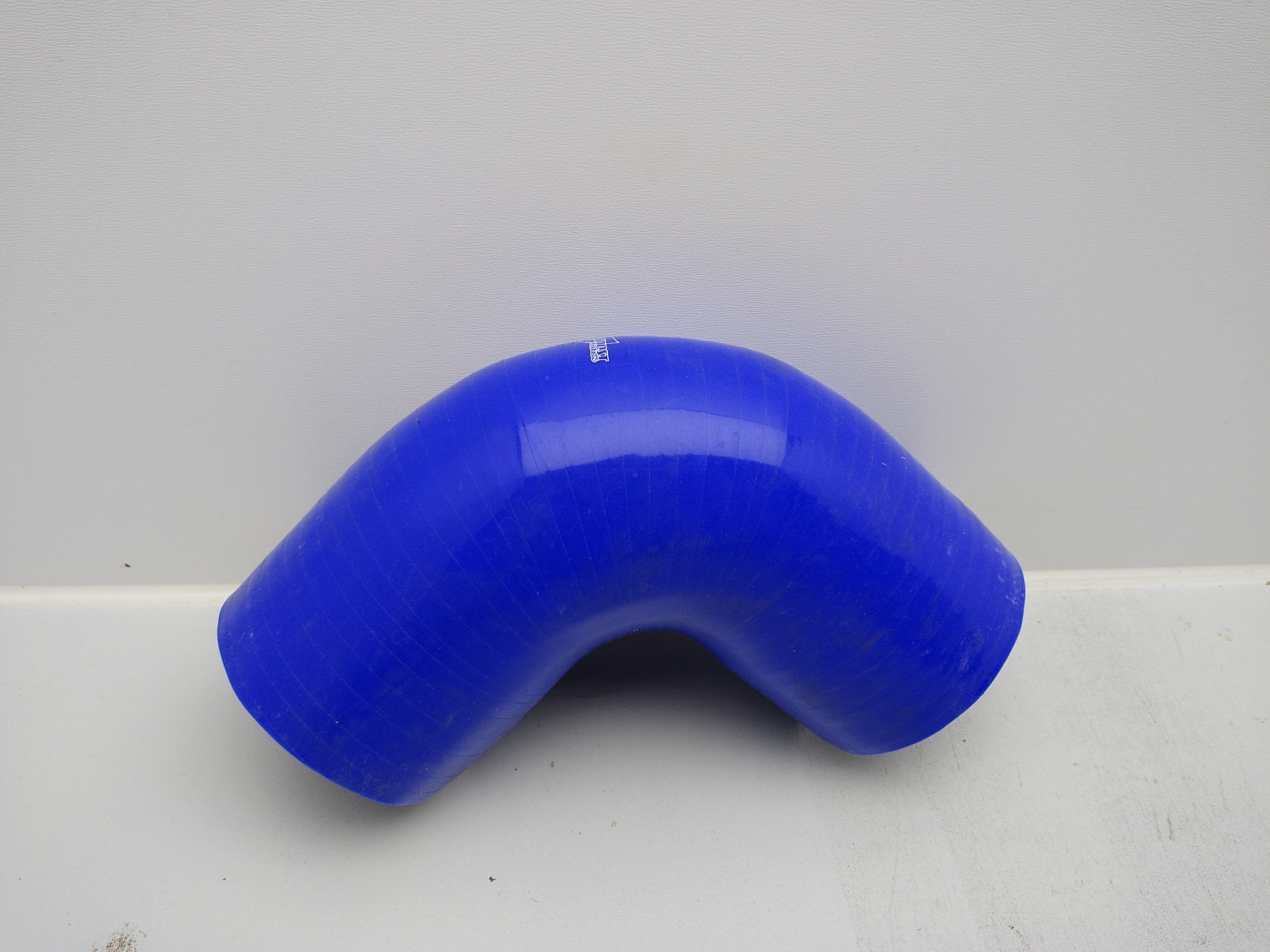 Silikonbogen 90 Grad 70mm blau