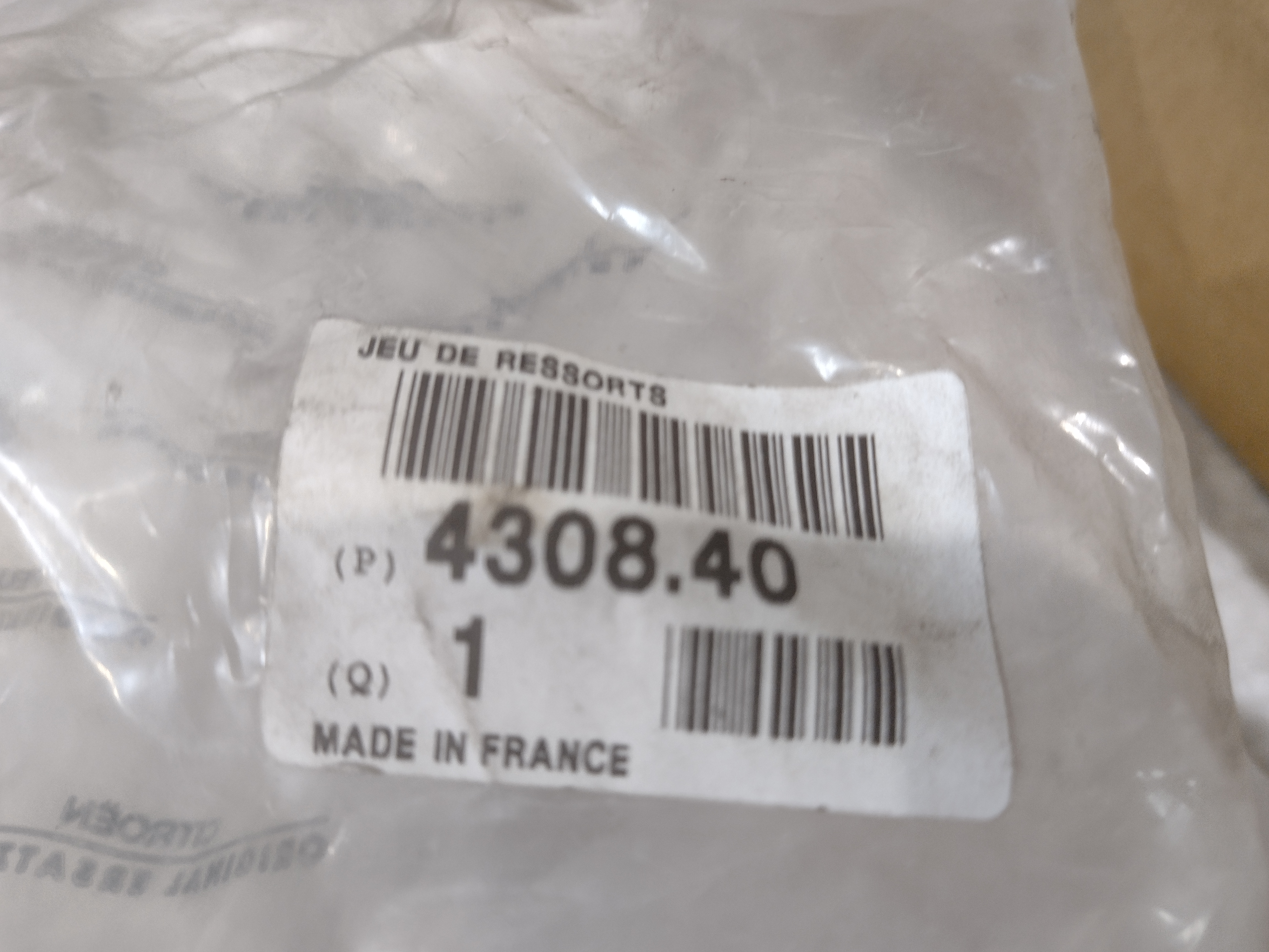 Peugeot 106 / Citroen SAXO Satz Bremsfedern Hinterachse 430840 NEU NOS NEW