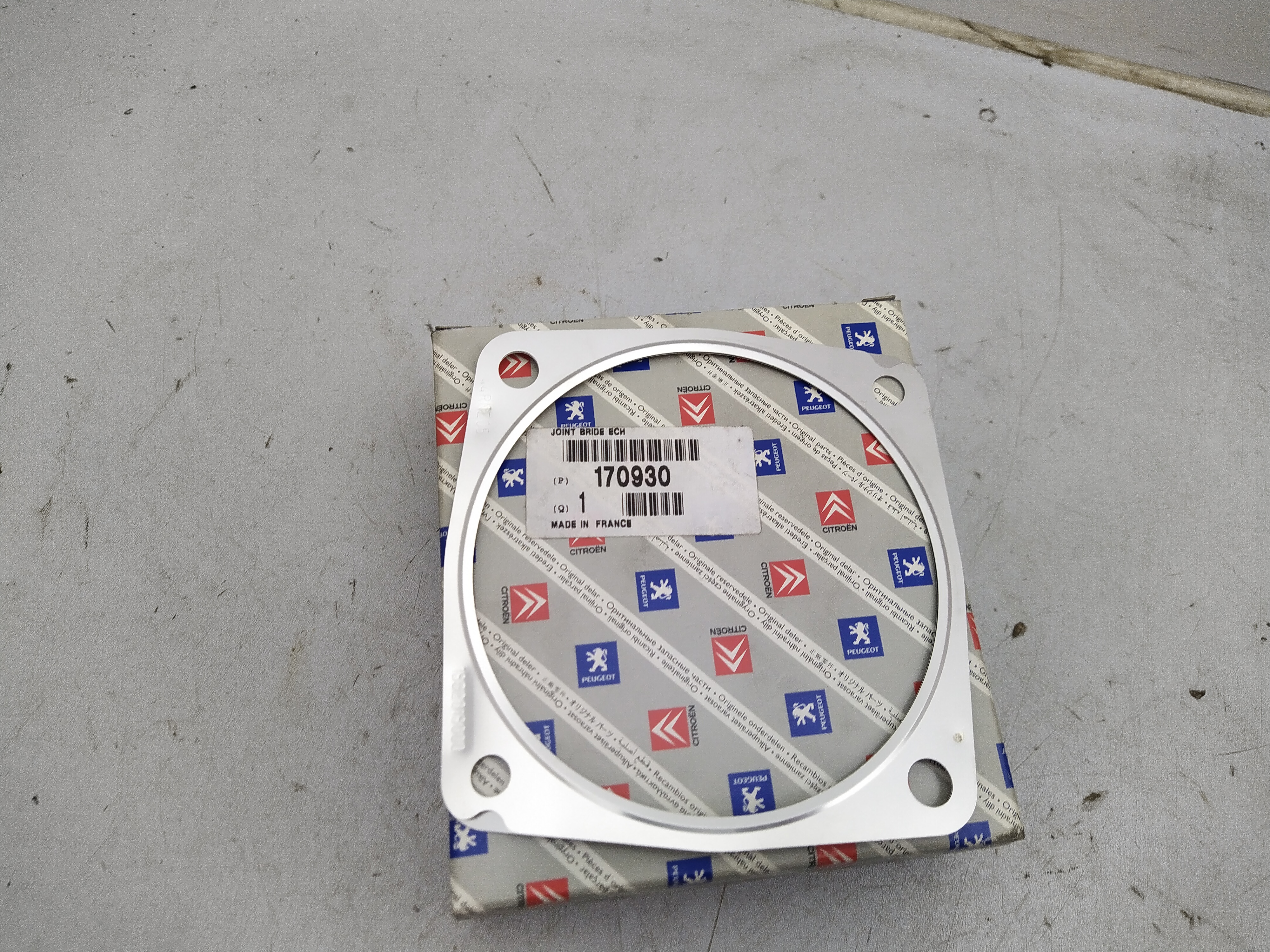 Peugeot Flanschdichtung für Turbo / Vorkat 170930 NEU NOS NEW