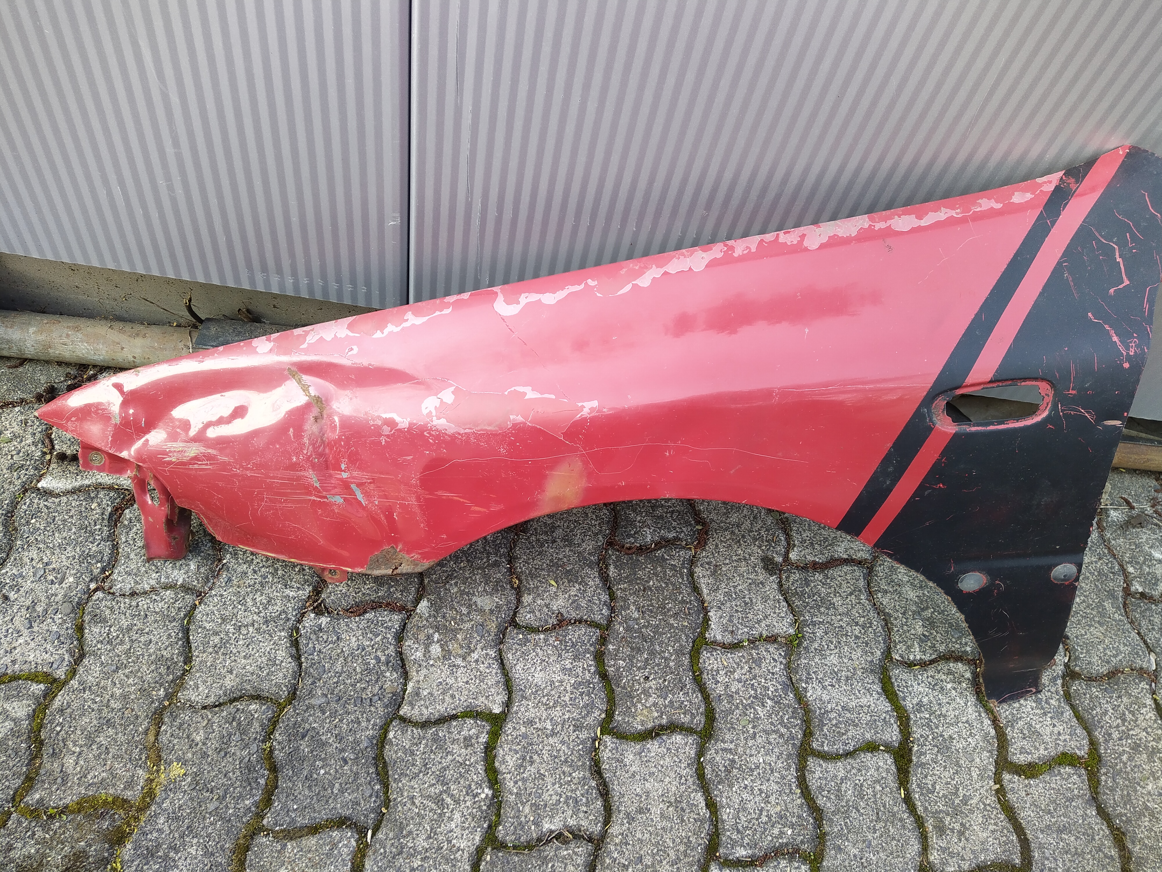 Kotflügel vorne links Rot von Subaru Impreza GC GF
