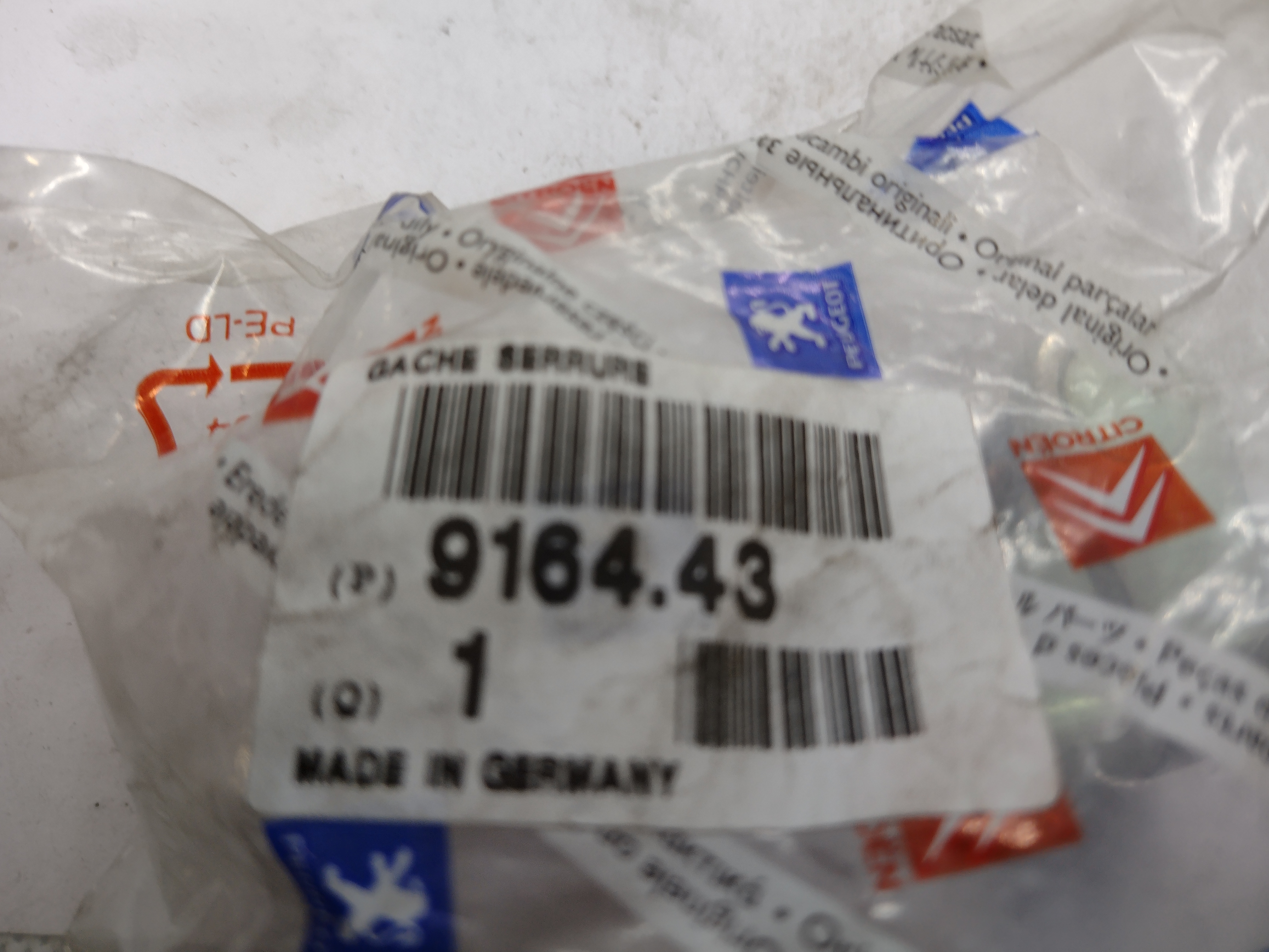 Citroen / Peugeot Schlossfalle 916443 NEU NOS NEW