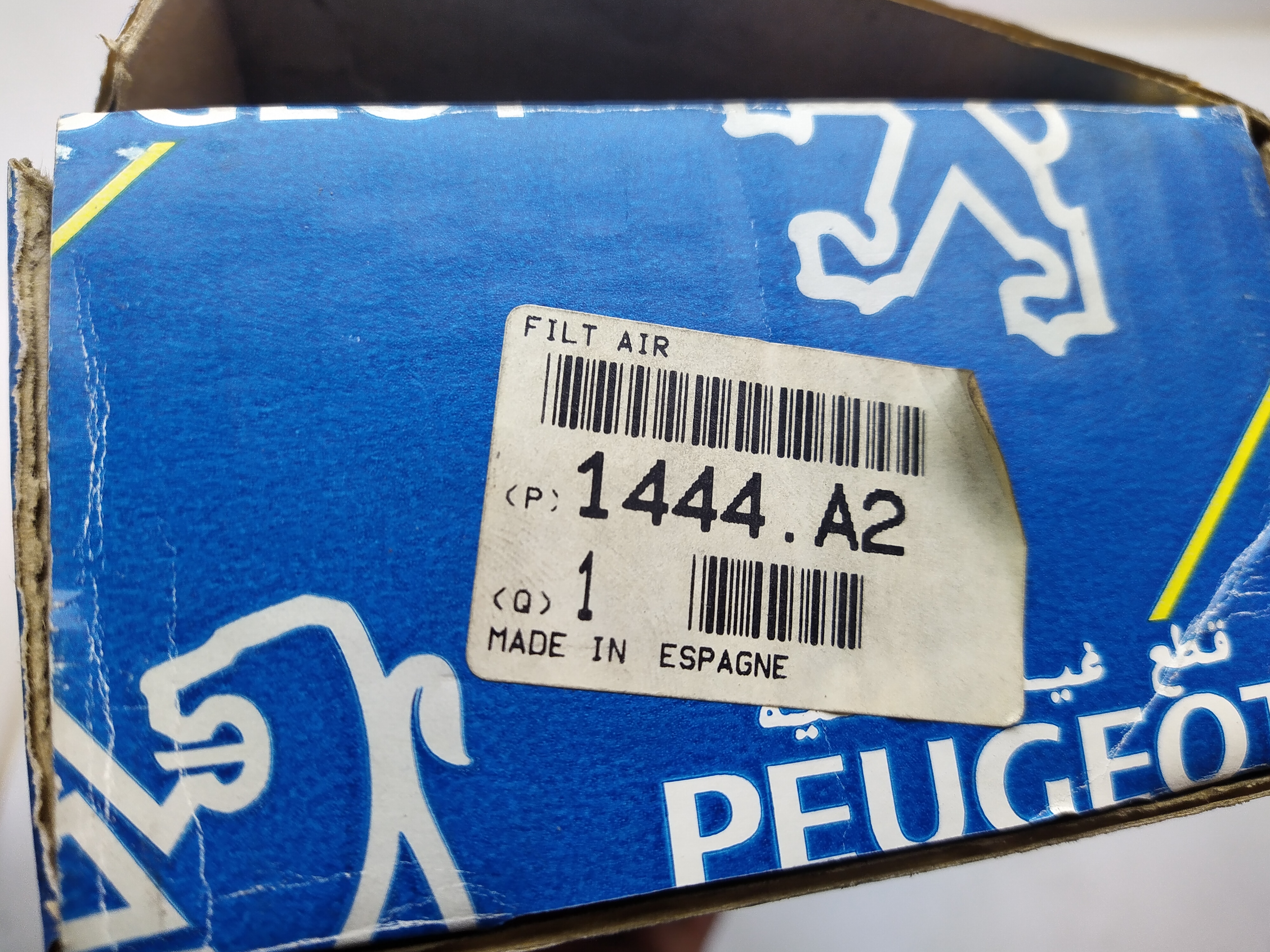 Original Peugeot Luftfilter 1444A2 NEU NOS