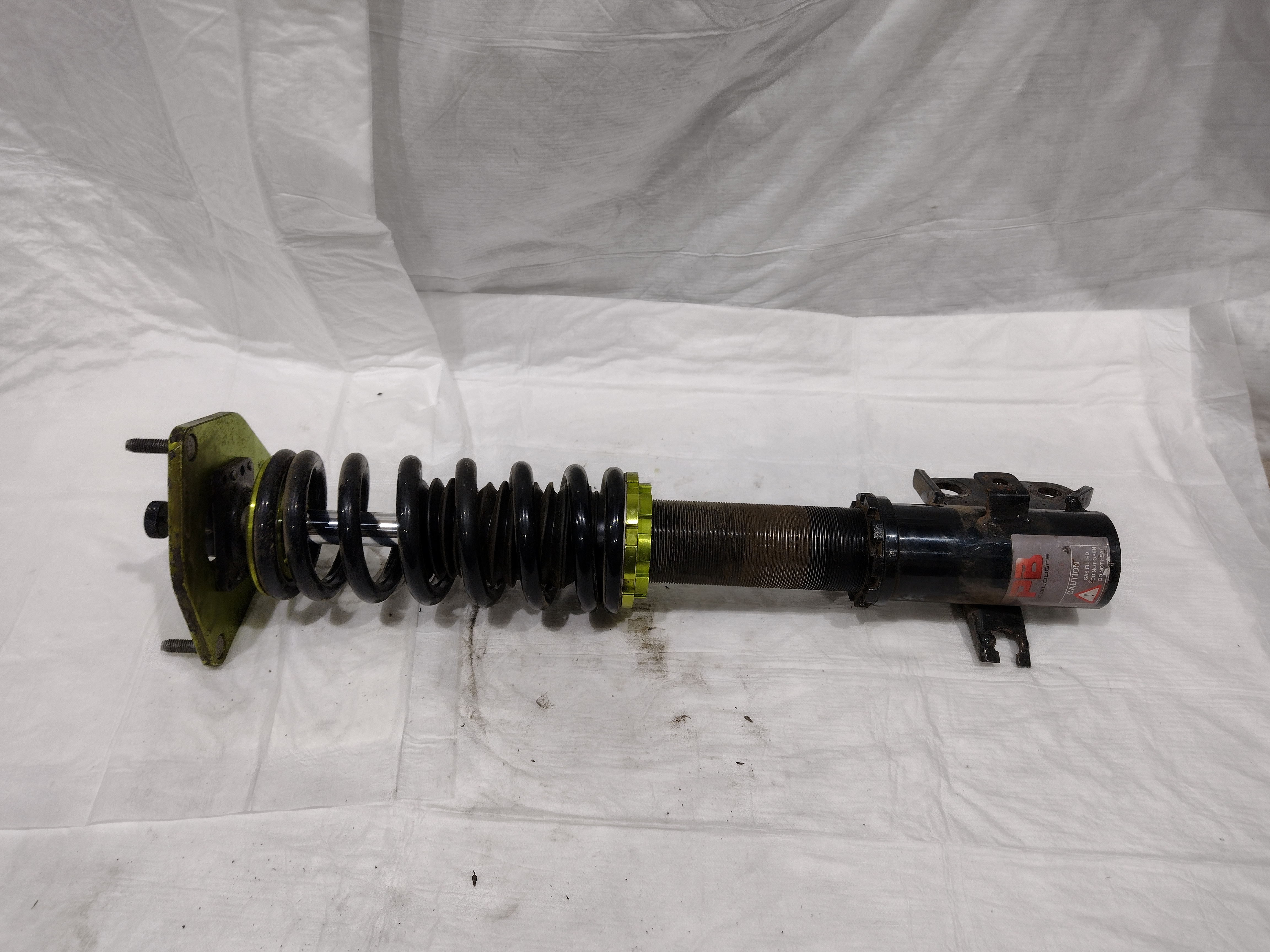 PB Coilovers Federbein Gewindefahrwerk vorne links mit Uniball Domlager für Subaru Impreza GT GC8 GF8 
