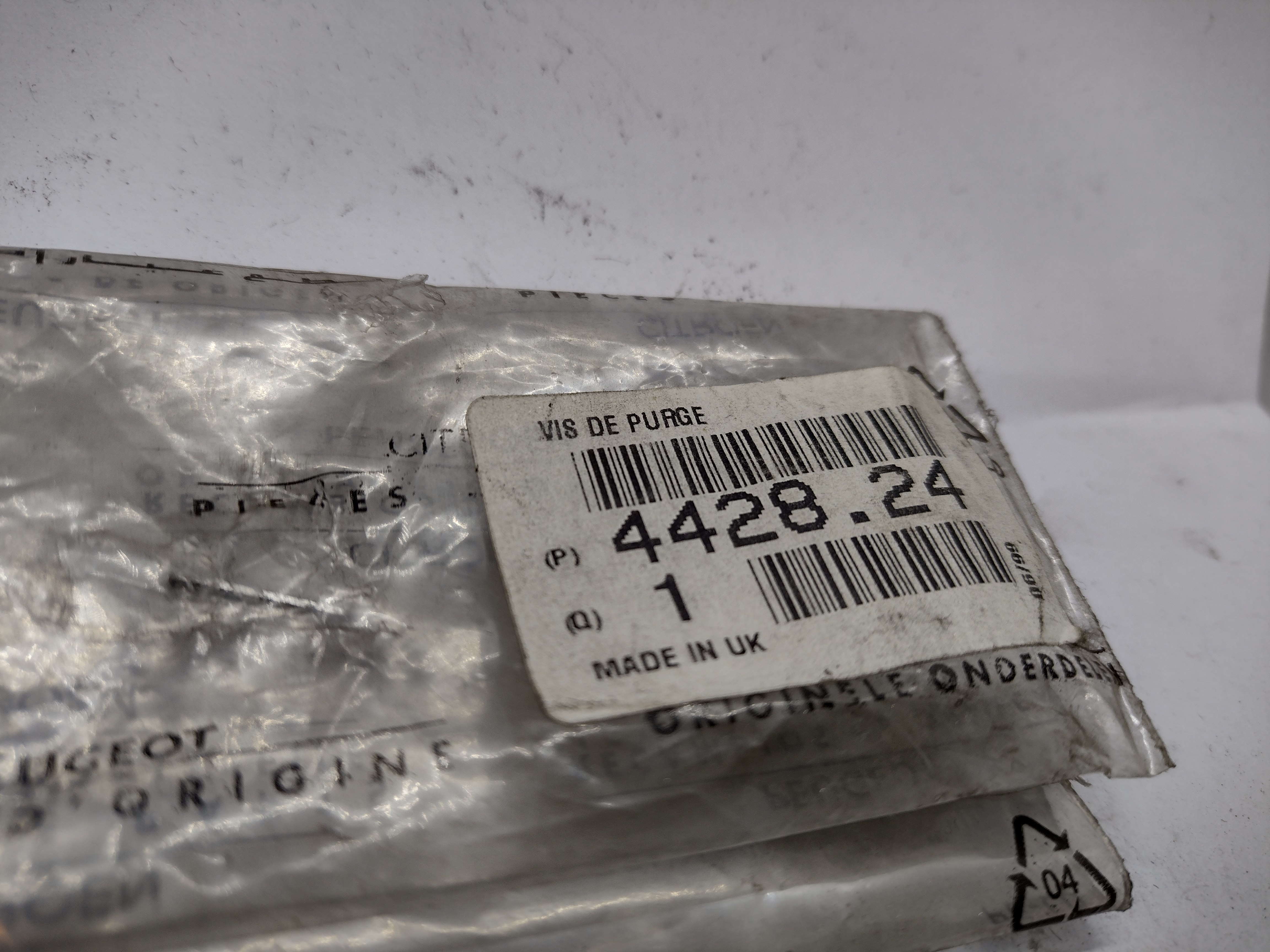 Citroen / Peugeot M10 ENTLÜFTSCHRAUBE BREMSZYLINDER 442824 NEU NOS NEW