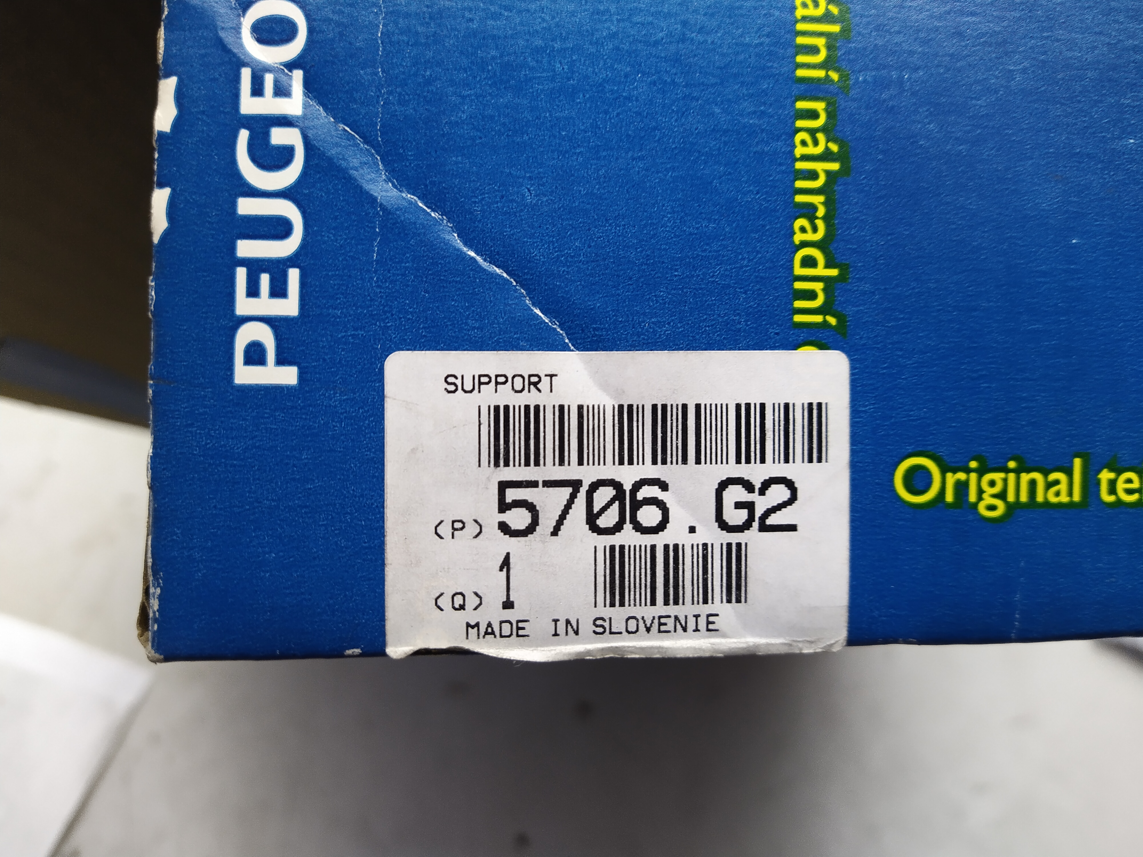 Original Peugeot HALT GENERATOR 5706G2 NEU NOS NEW