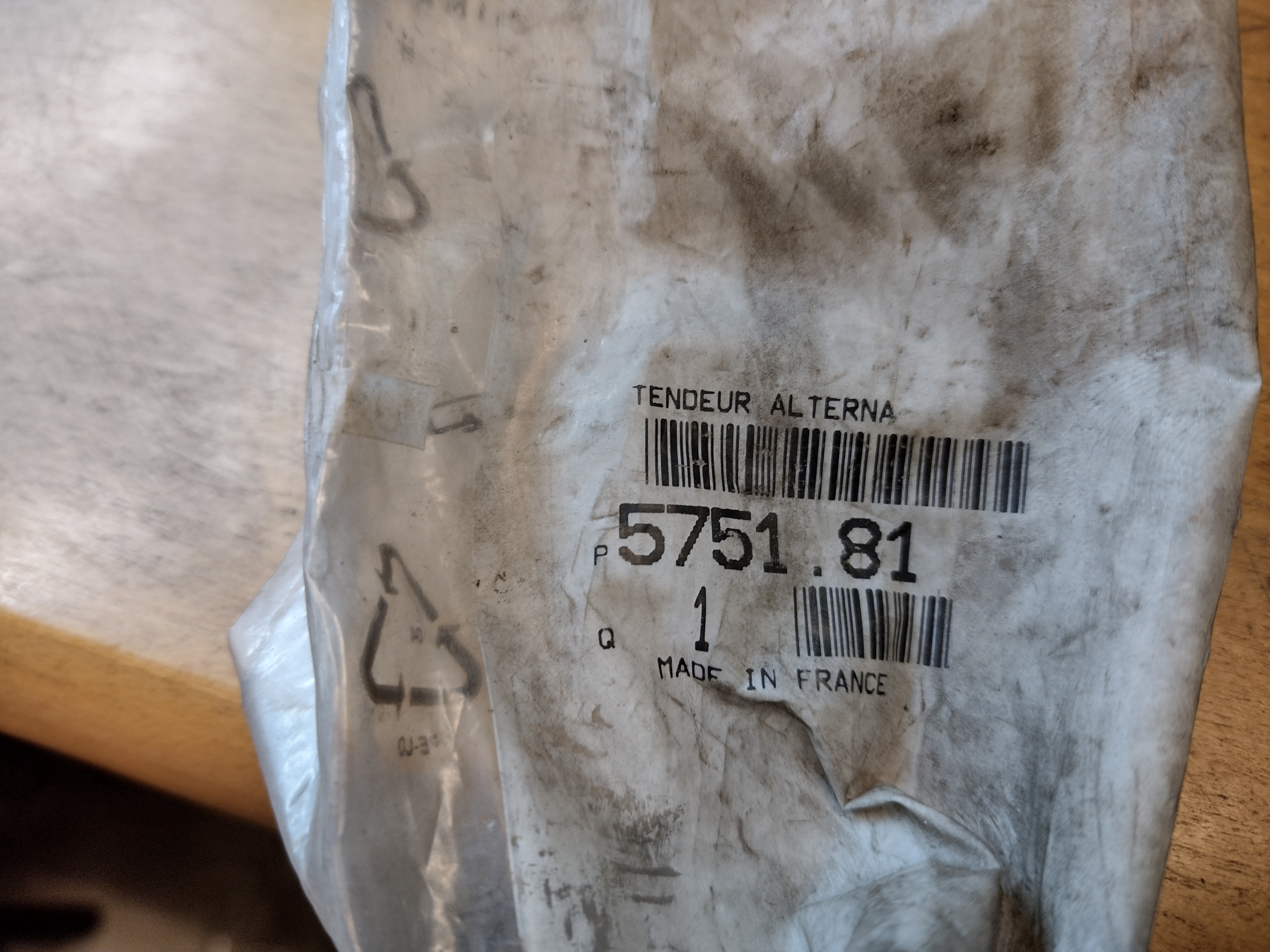 Peugeot / Citroen Spannfeder für Lichtmaschine 575181 NEU NOS NEW 