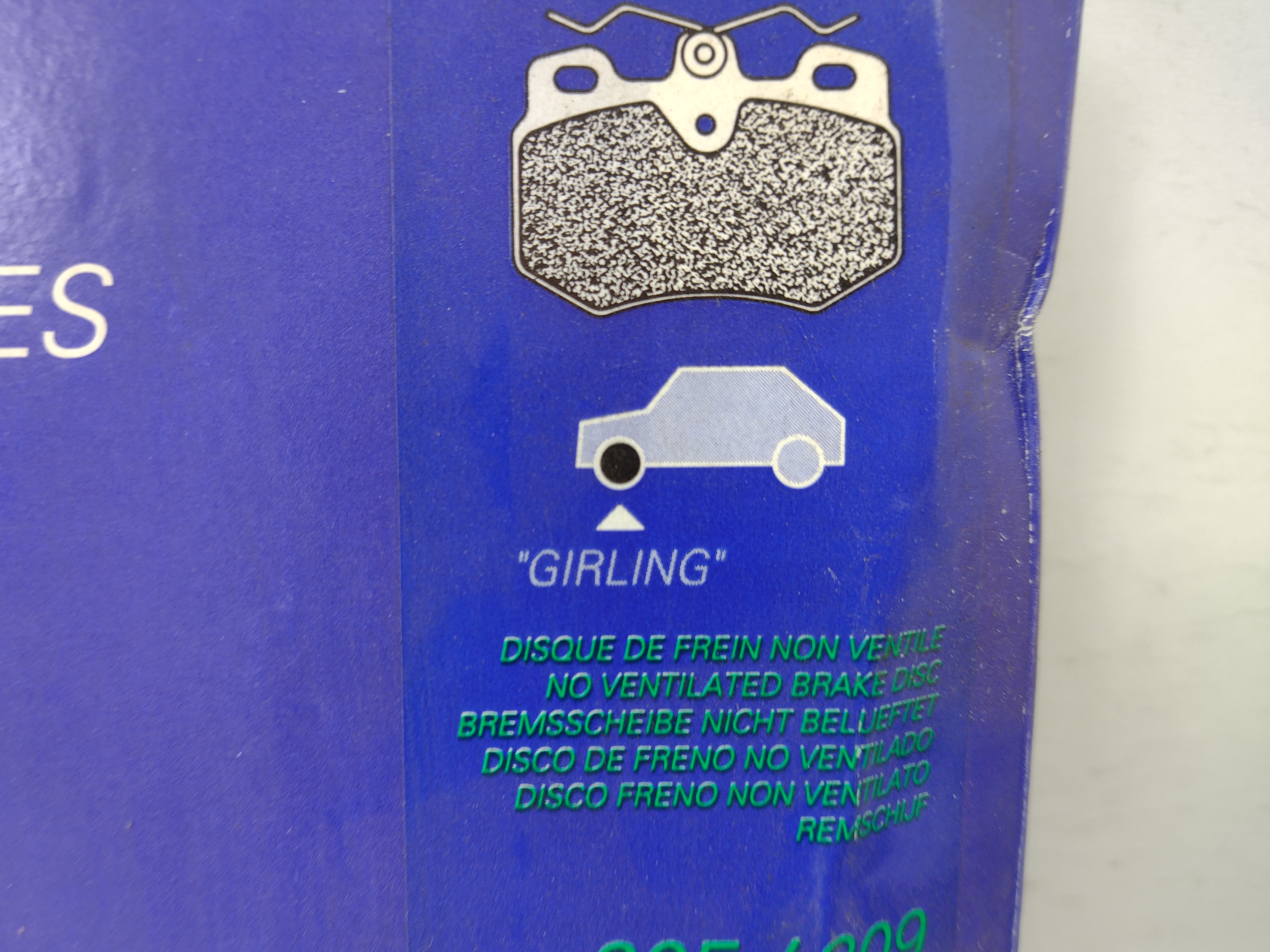 Peugeot / Citroen Bremsbeläge vorne (Sys.Girling) 425282 NOS NEW