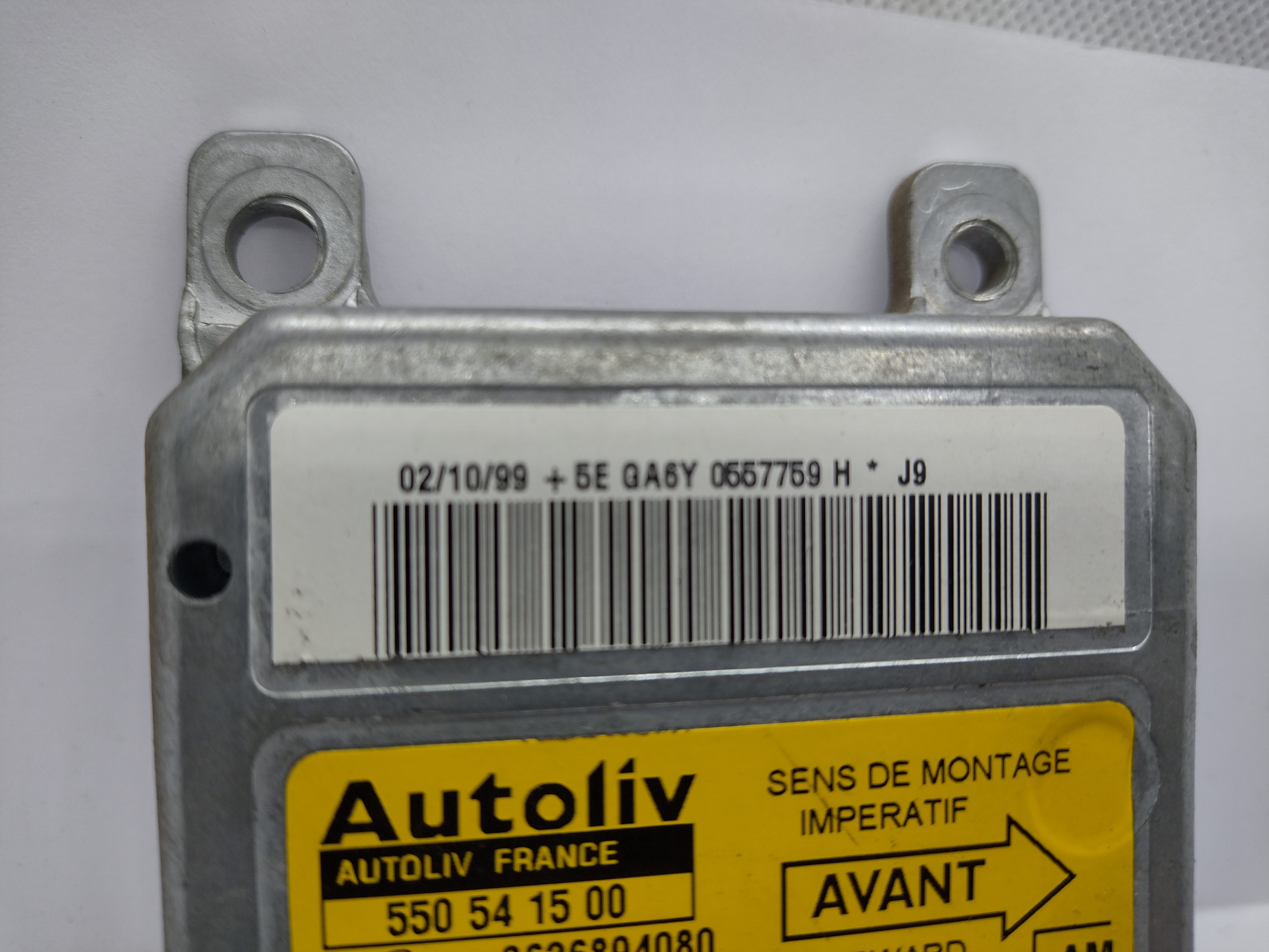Peugeot 206 Airbag Steuergerät 6547WJ NEU NOS NEW OEM