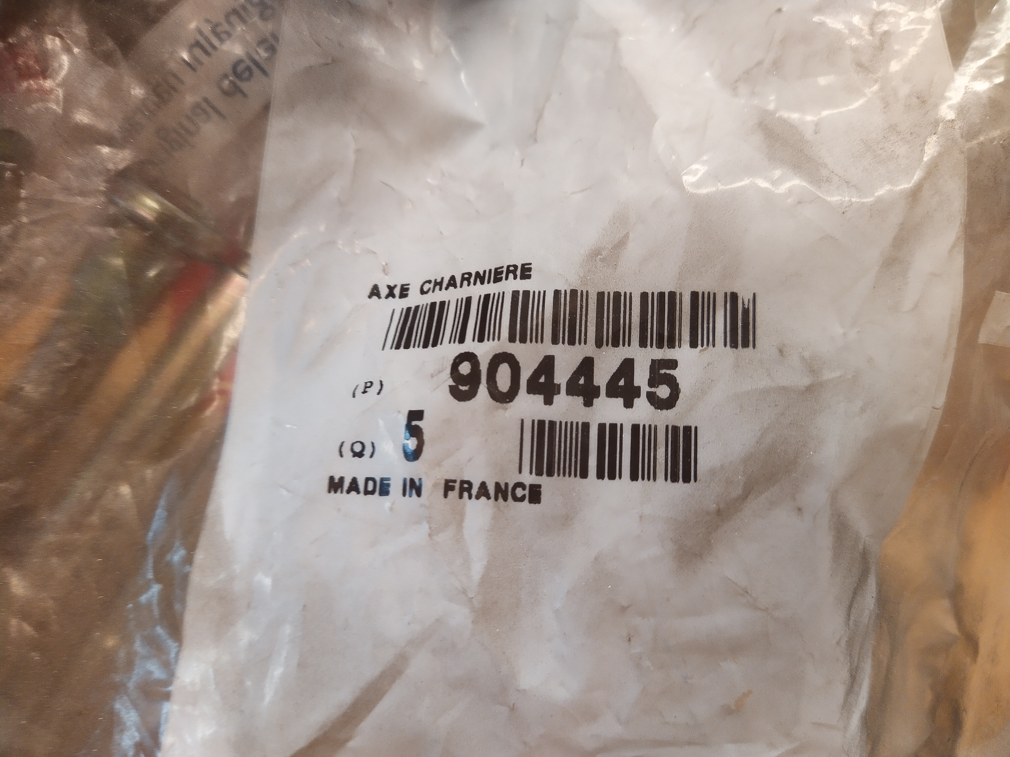 Citroen / Peugeot Bolzen, Türscharnier 904445 NEU NOS