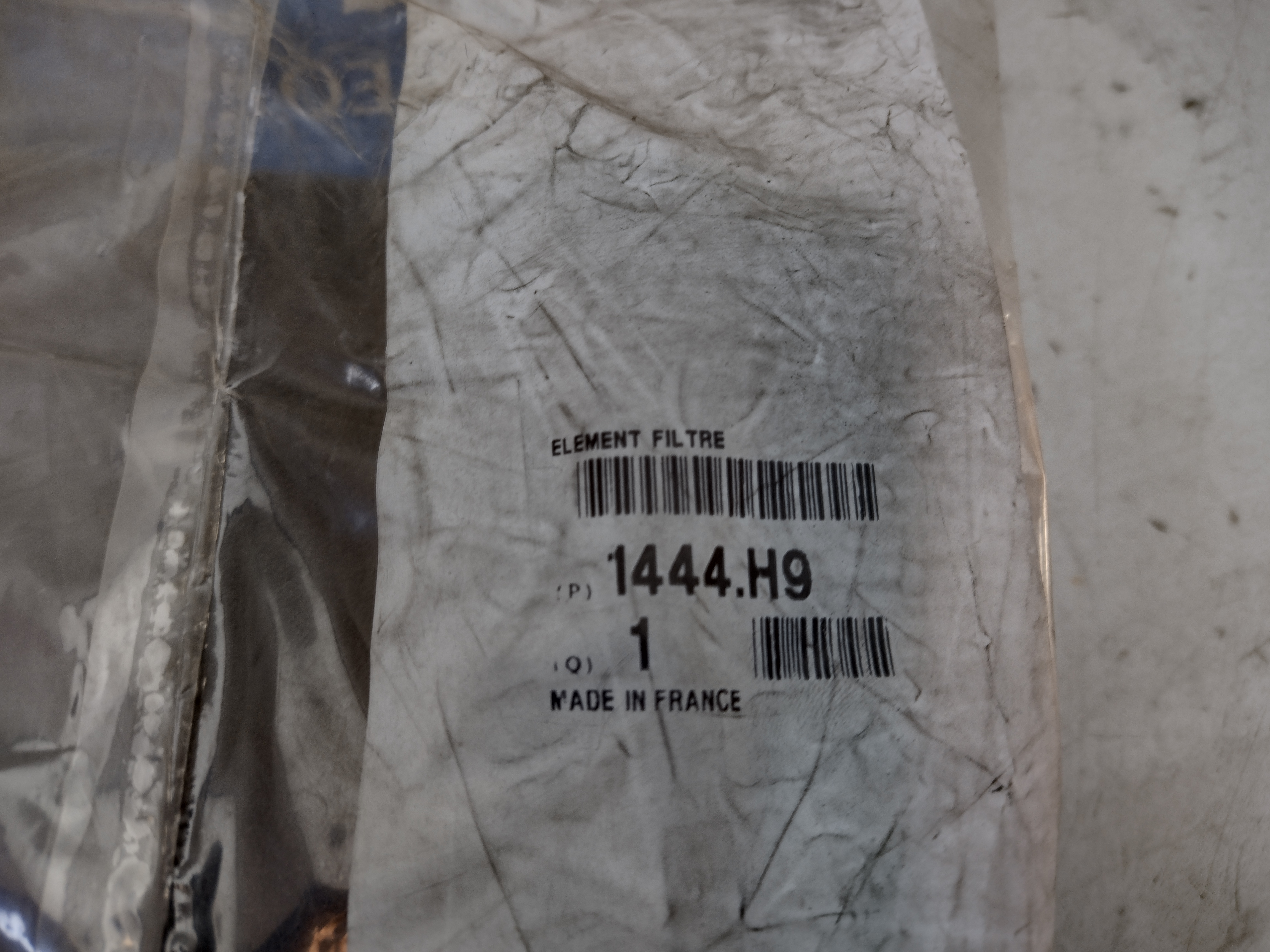 Peugeot Luftfilter 1444H9 NEU NOS NEW OEM